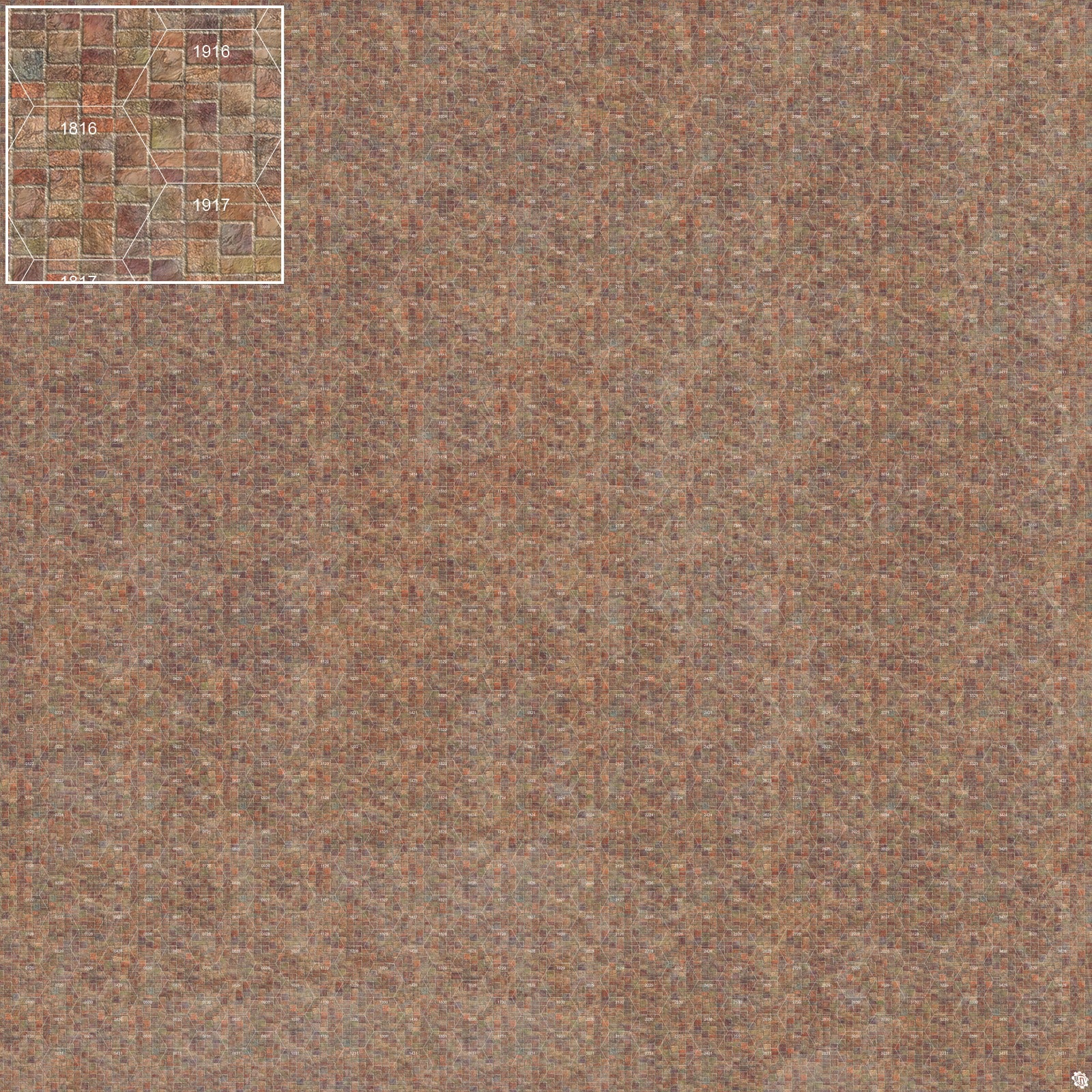 Mats by Mars: Sett in Stone (Red) Tabletop Wargaming Play Mat