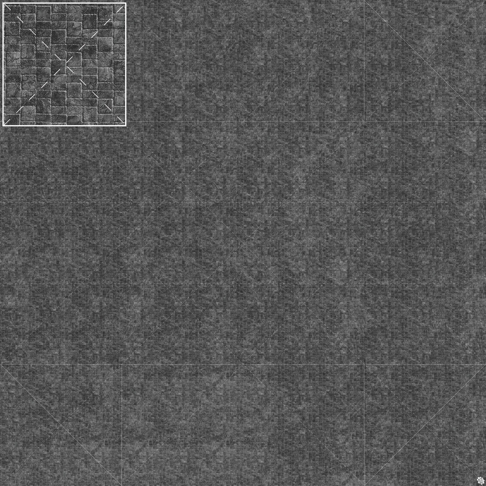 Mats by Mars: Sett in Stone (Grey) Tabletop Wargaming Play Mat