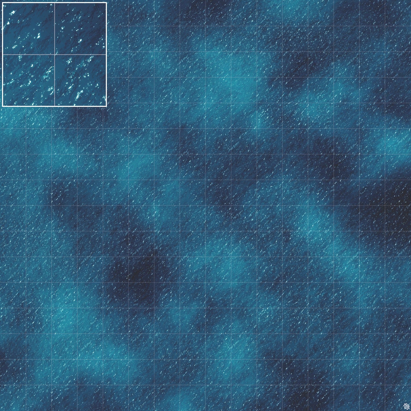 Mats by Mars: Dark Caribbean Tabletop Wargaming Play Mat