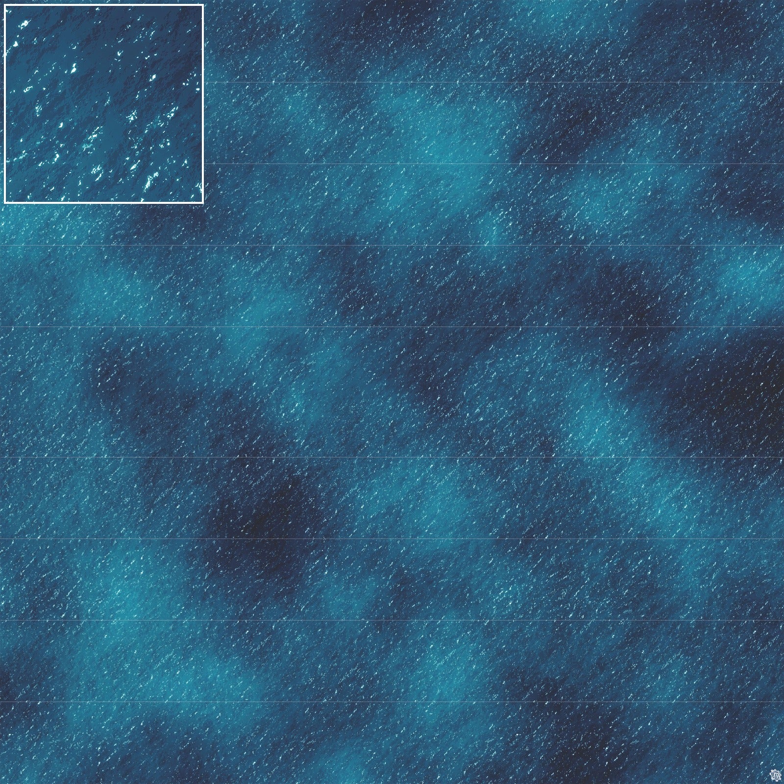 Mats by Mars: Dark Caribbean Tabletop Wargaming Play Mat