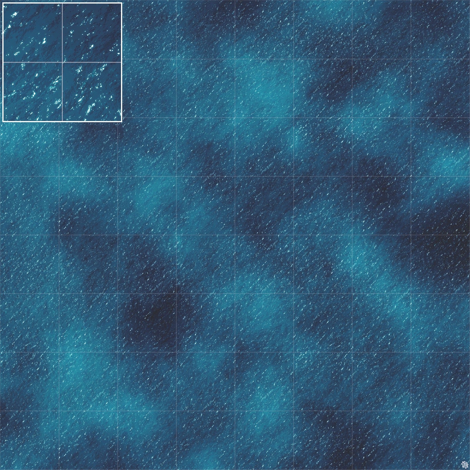 Mats by Mars: Dark Caribbean Tabletop Wargaming Play Mat