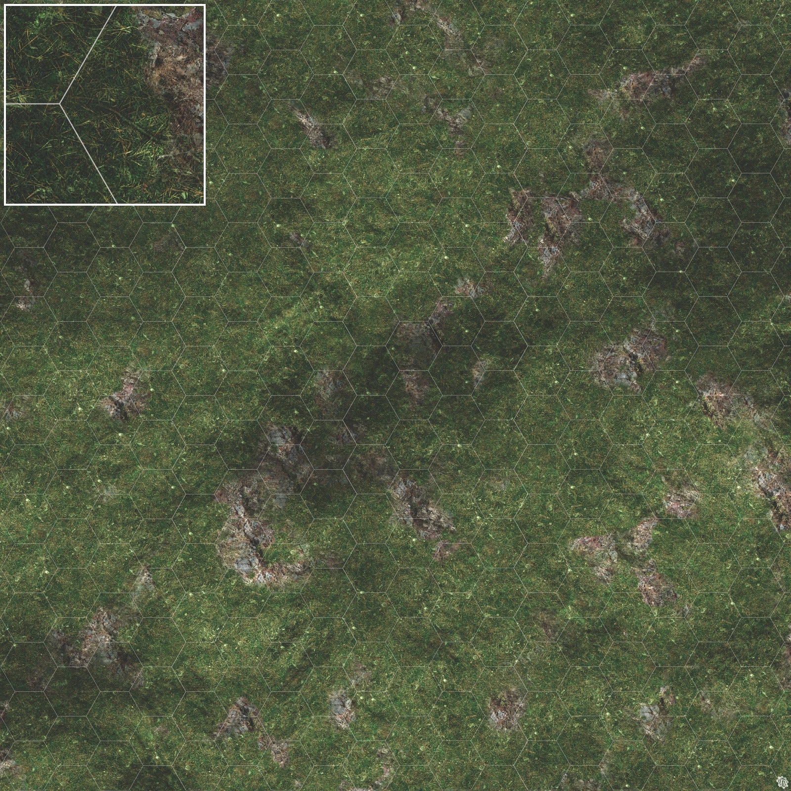 Mats by Mars: Green Hills Tabletop Wargaming Play Mat