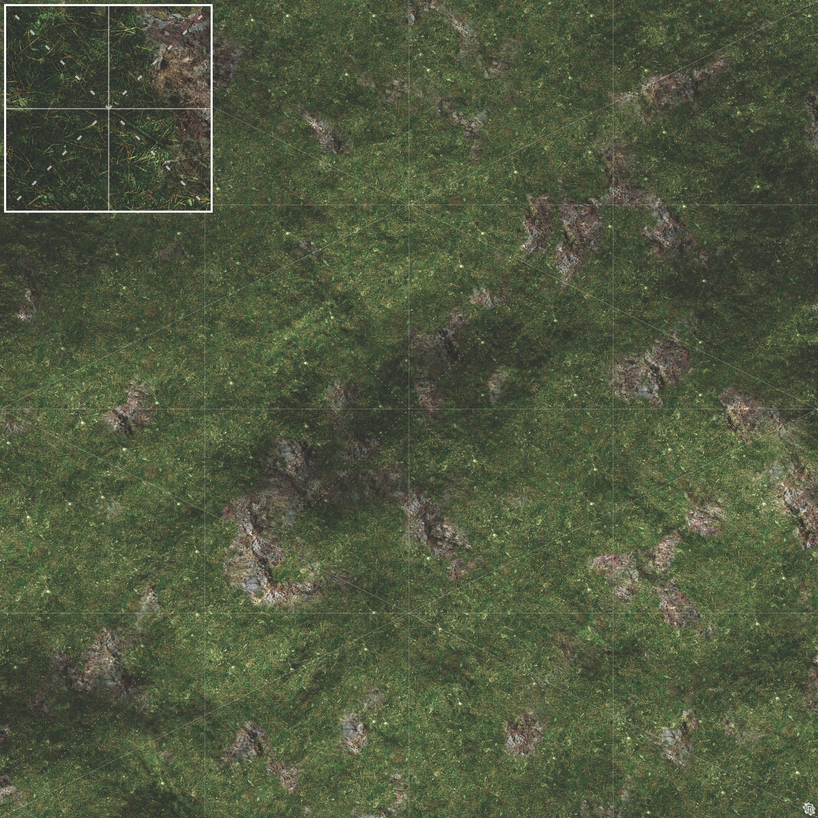 Mats by Mars: Green Hills Tabletop Wargaming Play Mat