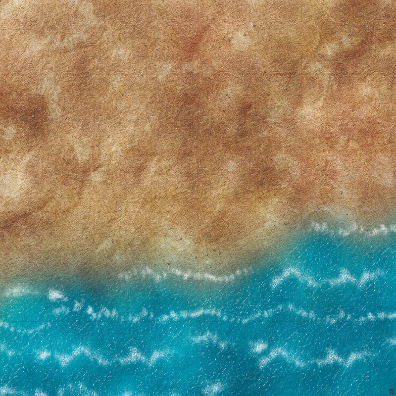 Mats by Mars: Treasure Beach Tabletop Wargaming Play Mat