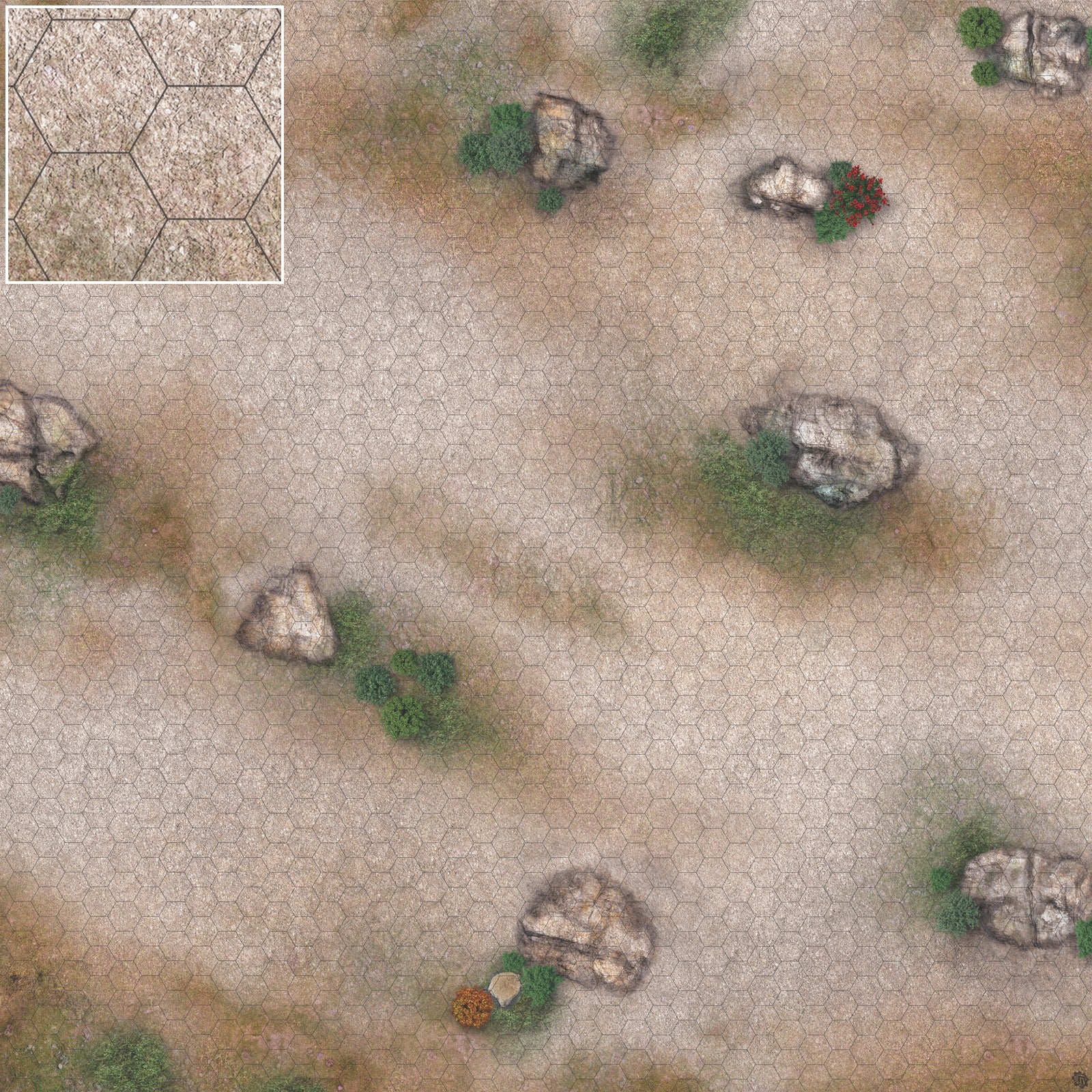 Mats by Mars: Hellenic Plateau Tabletop Wargaming Play Mat
