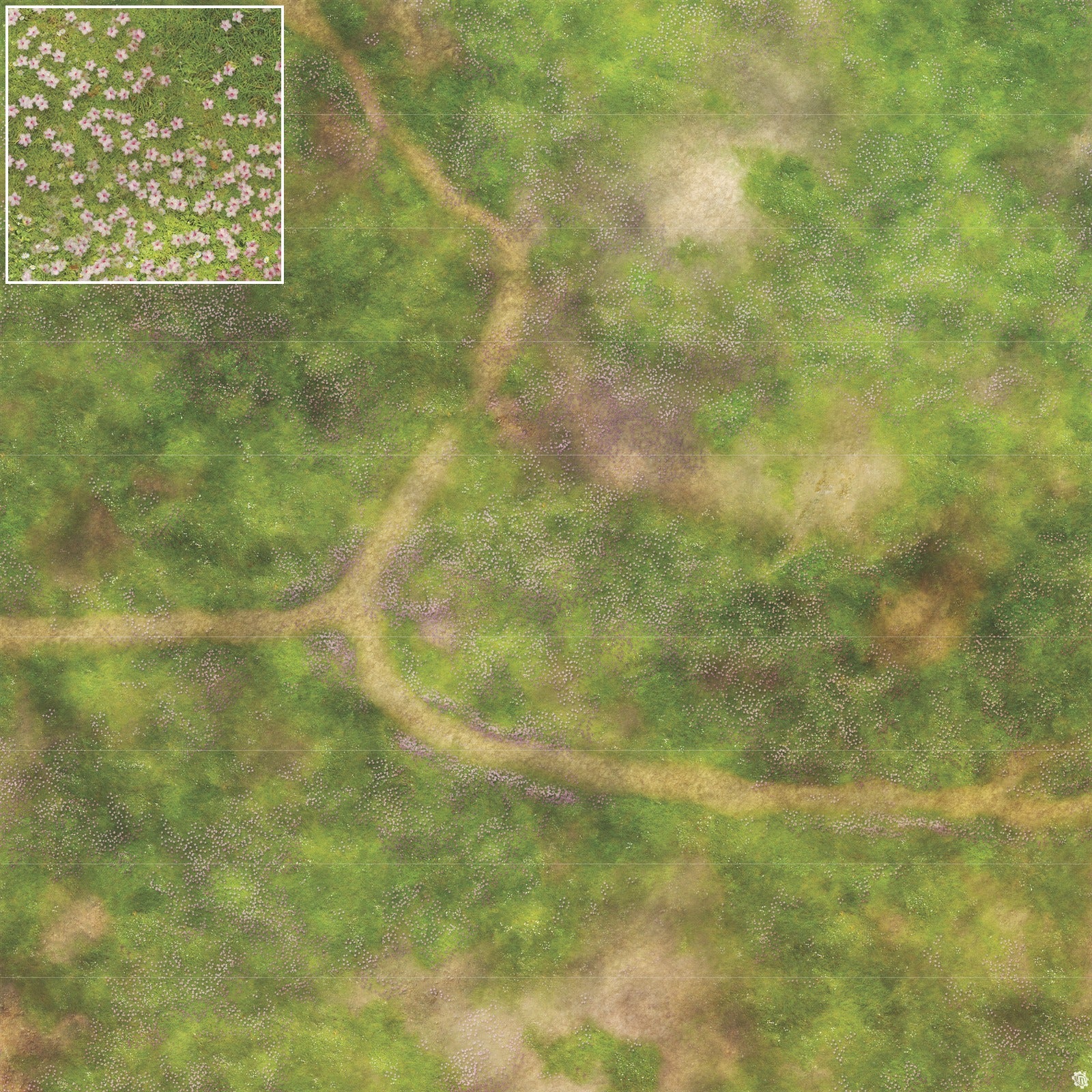 Mats by Mars: Cherry Blossom Crossroads Tabletop Wargaming Play Mat