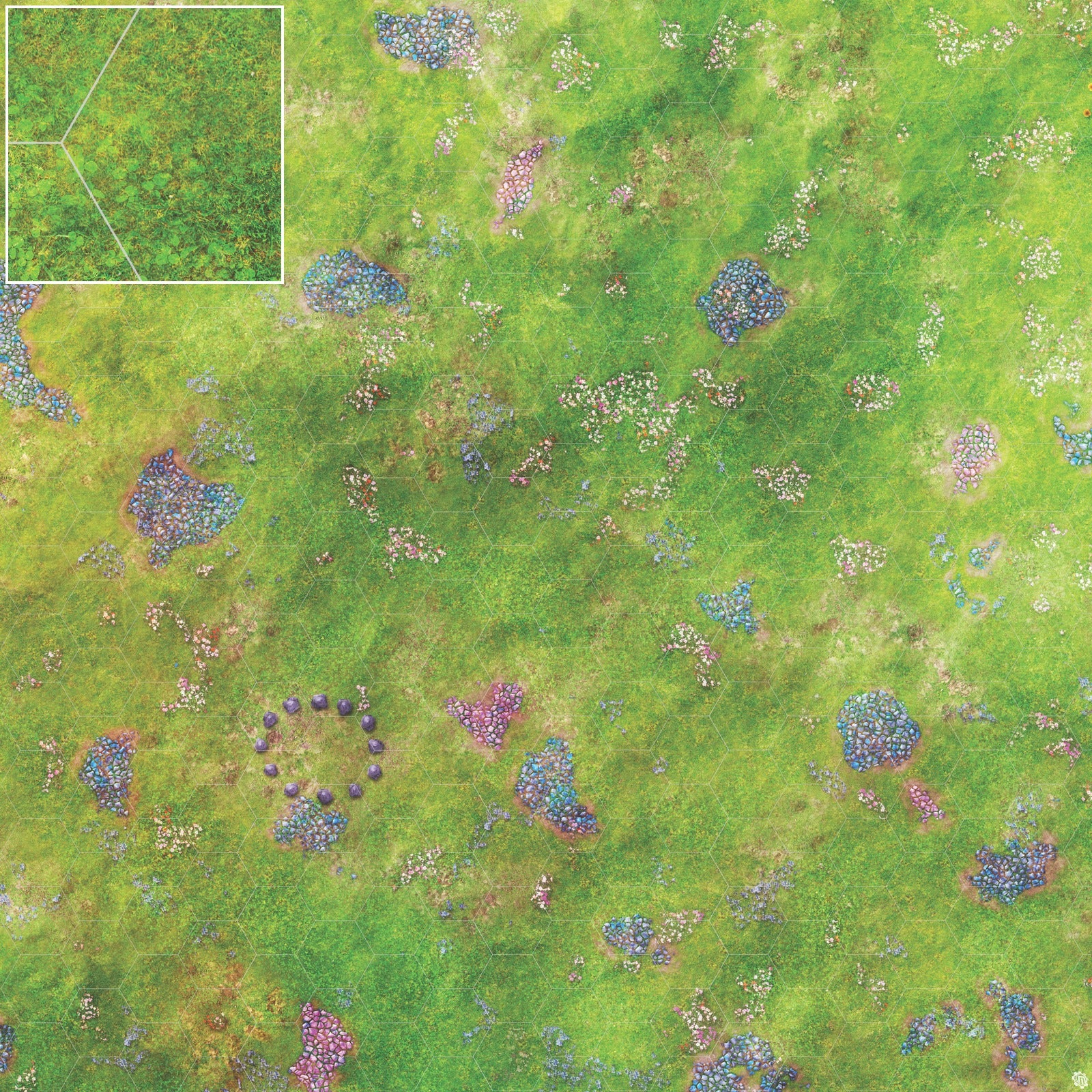 Mats by Mars: Faewild Fields Tabletop Wargaming Play Mat