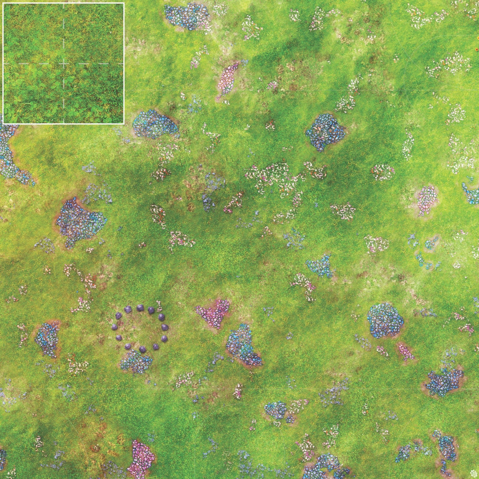 Mats by Mars: Faewild Fields Tabletop Wargaming Play Mat