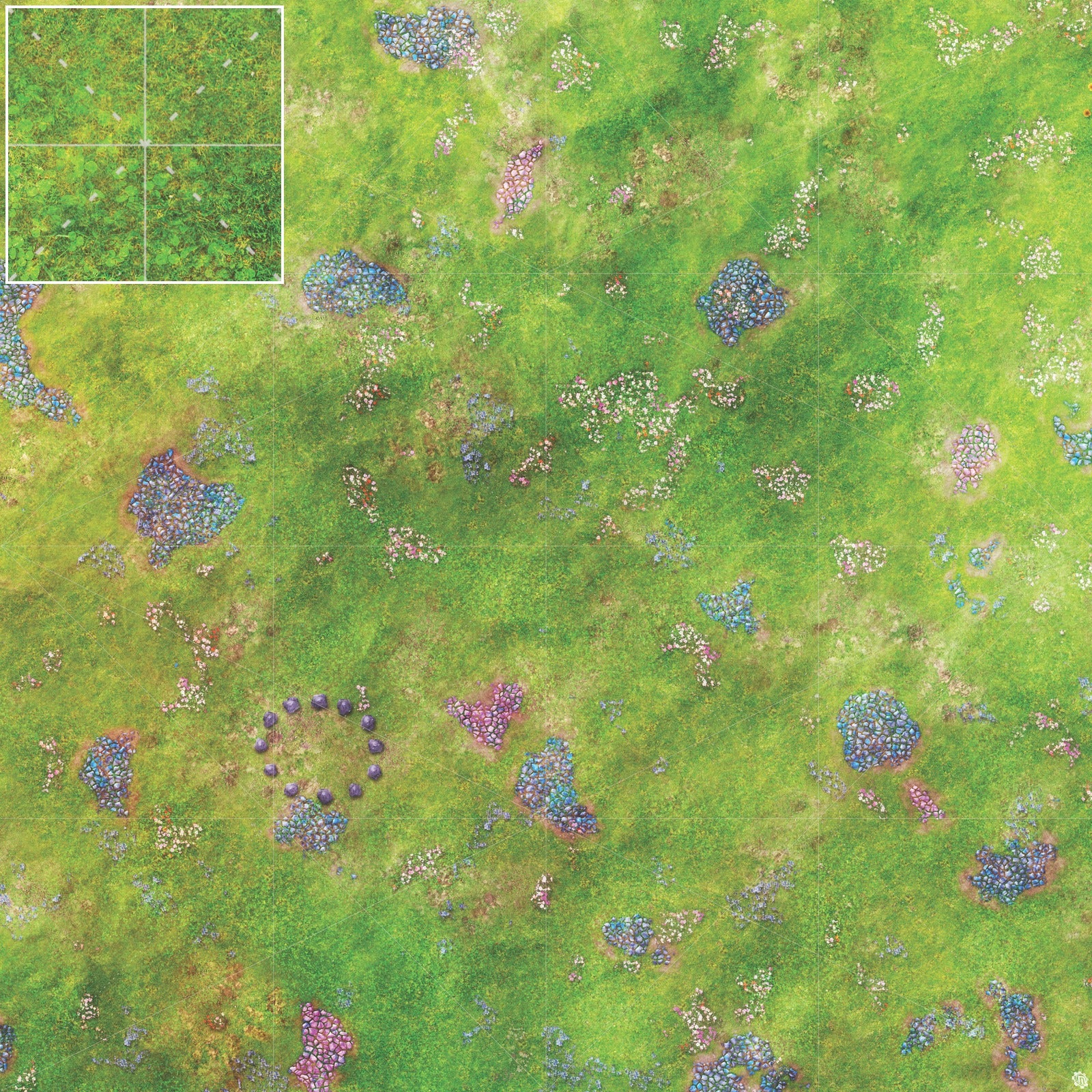 Mats by Mars: Faewild Fields Tabletop Wargaming Play Mat