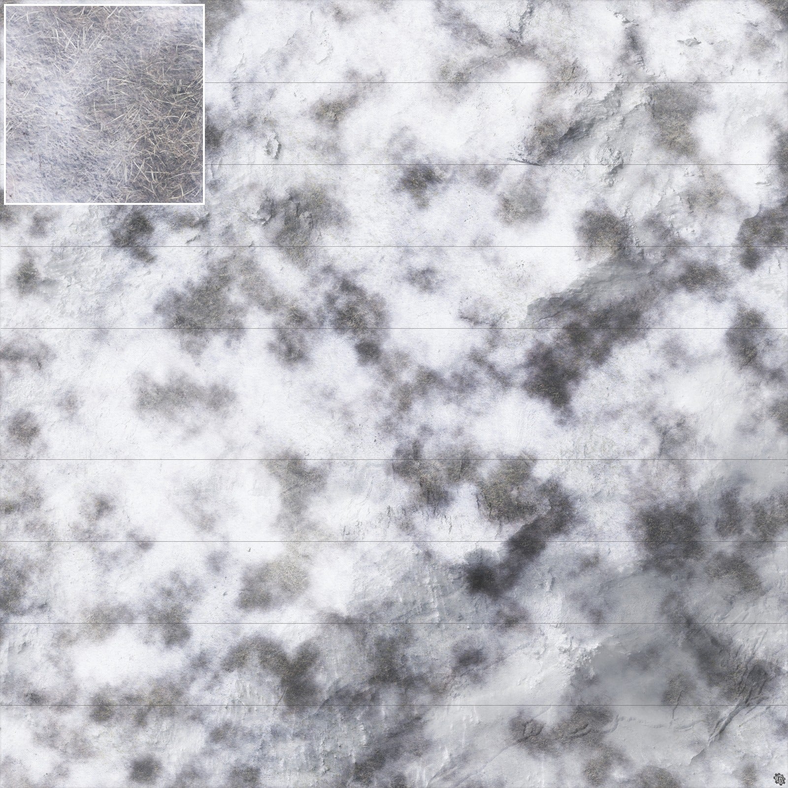 Mats by Mars: Frozen Wasteland Tabletop Wargaming Play Mat