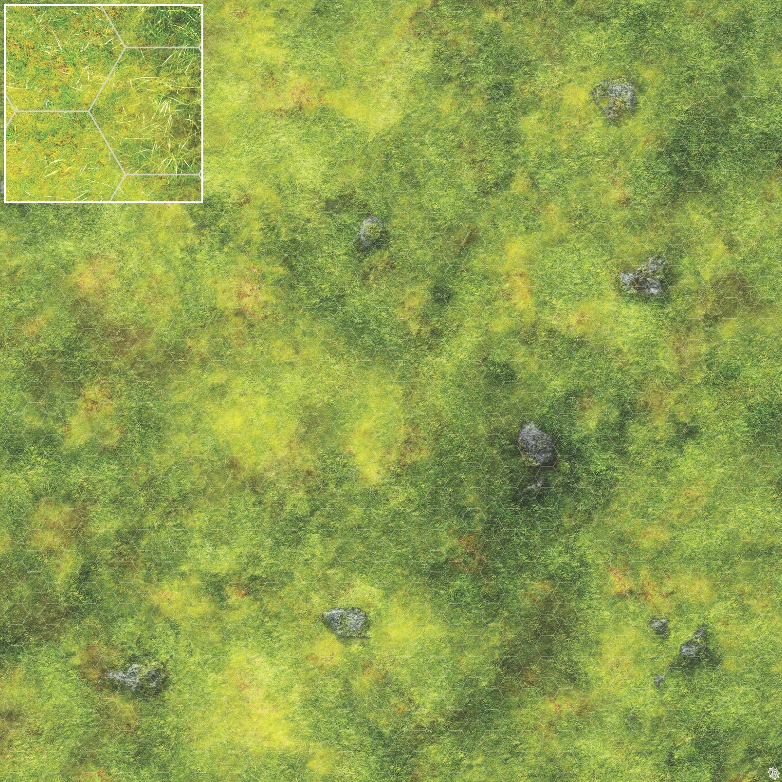 Mats by Mars: Stonehollow Hills Tabletop Wargaming Play Mat