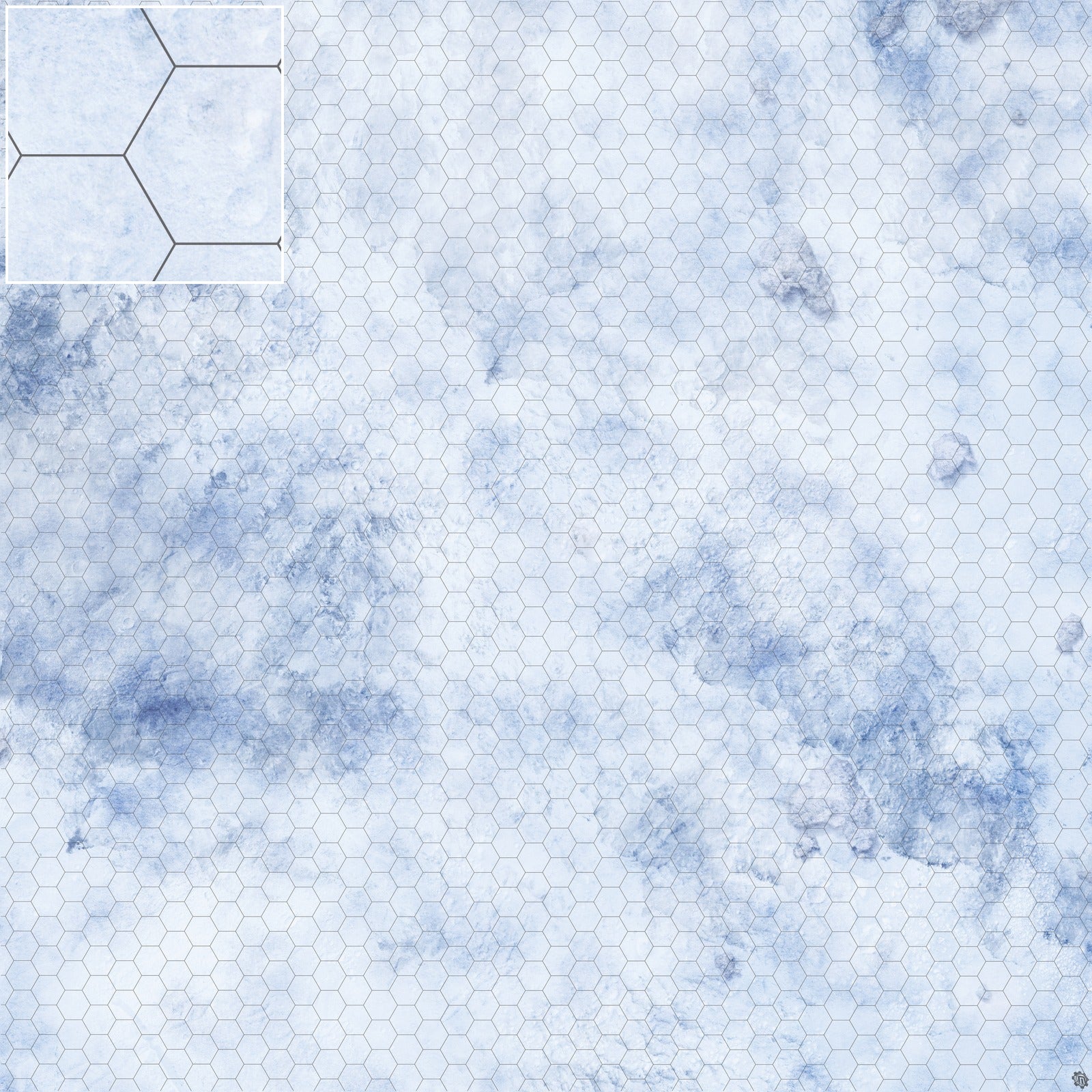 Mats by Mars: Glacial Pass Tabletop Wargaming Play Mat