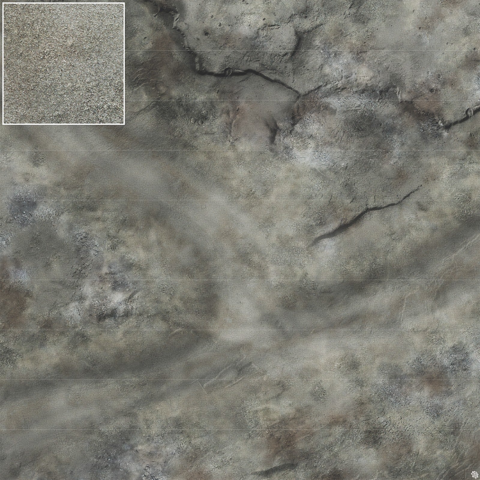 Mats by Mars: Ashen Wastes Tabletop Wargaming Play Mat