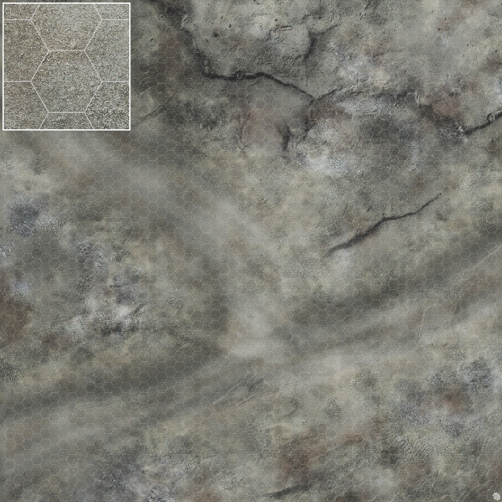 Mats by Mars: Ashen Wastes Tabletop Wargaming Play Mat