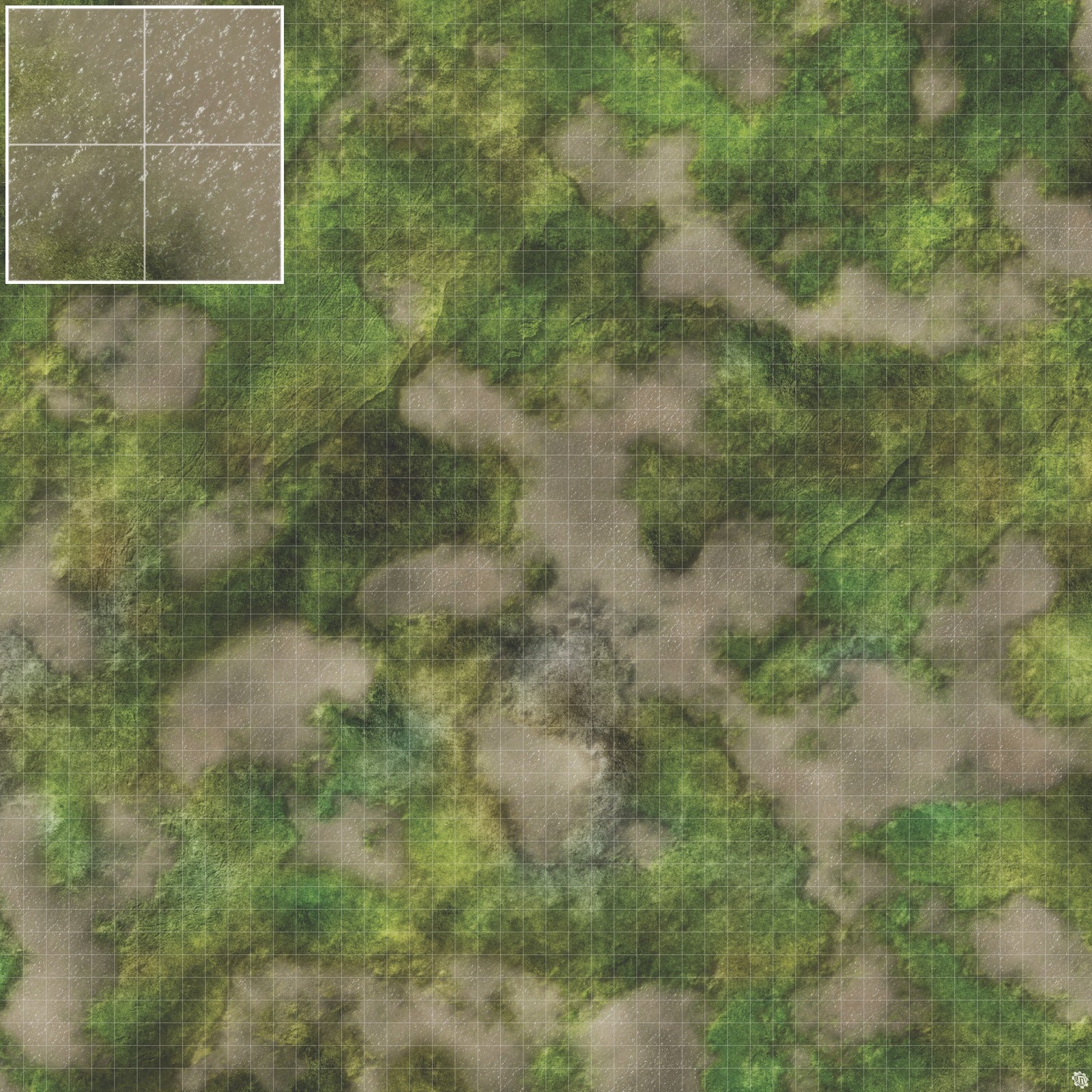 Mats by Mars: Bayou Country Tabletop Wargaming Play Mat