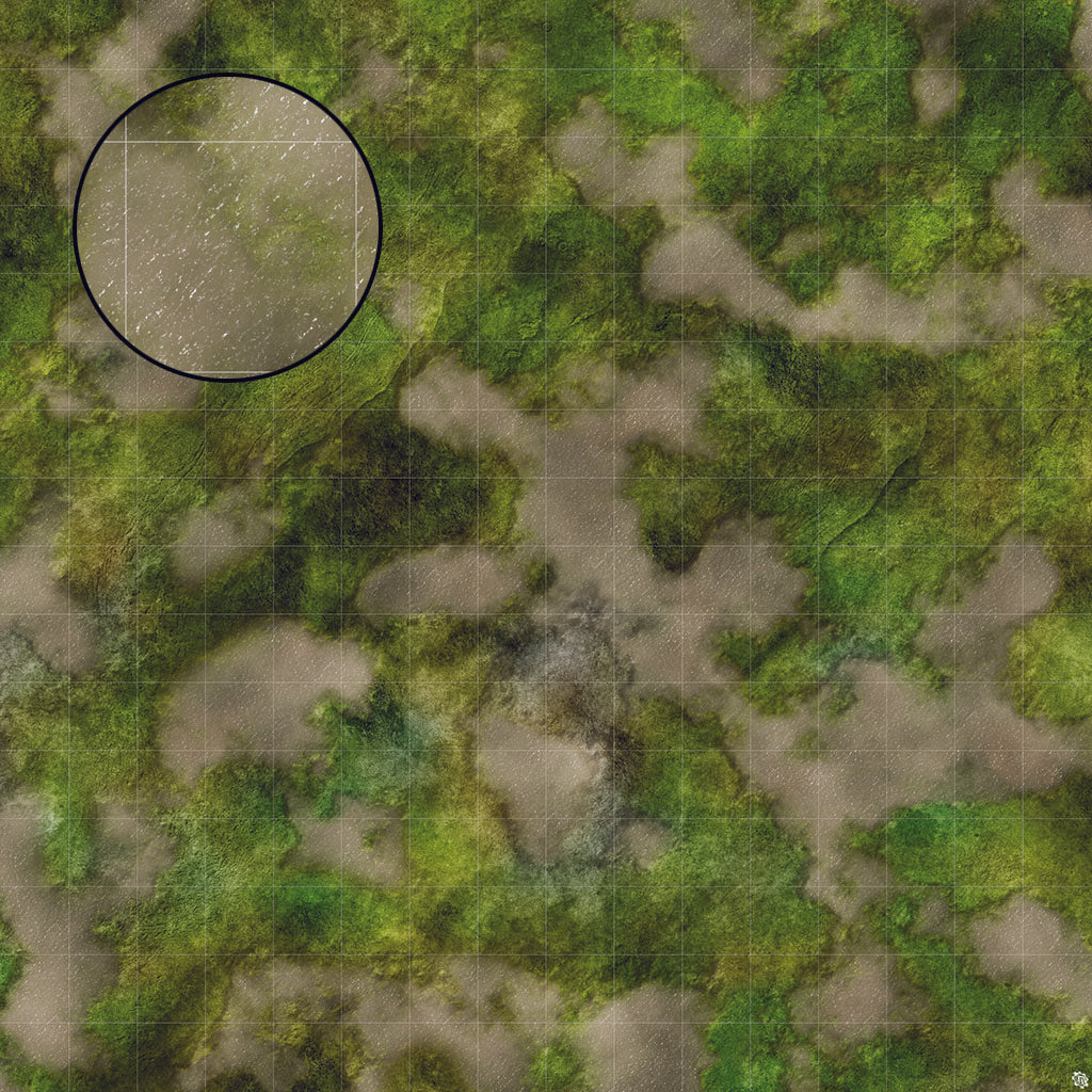 Mats by Mars: Bayou Country Tabletop Wargaming Play Mat