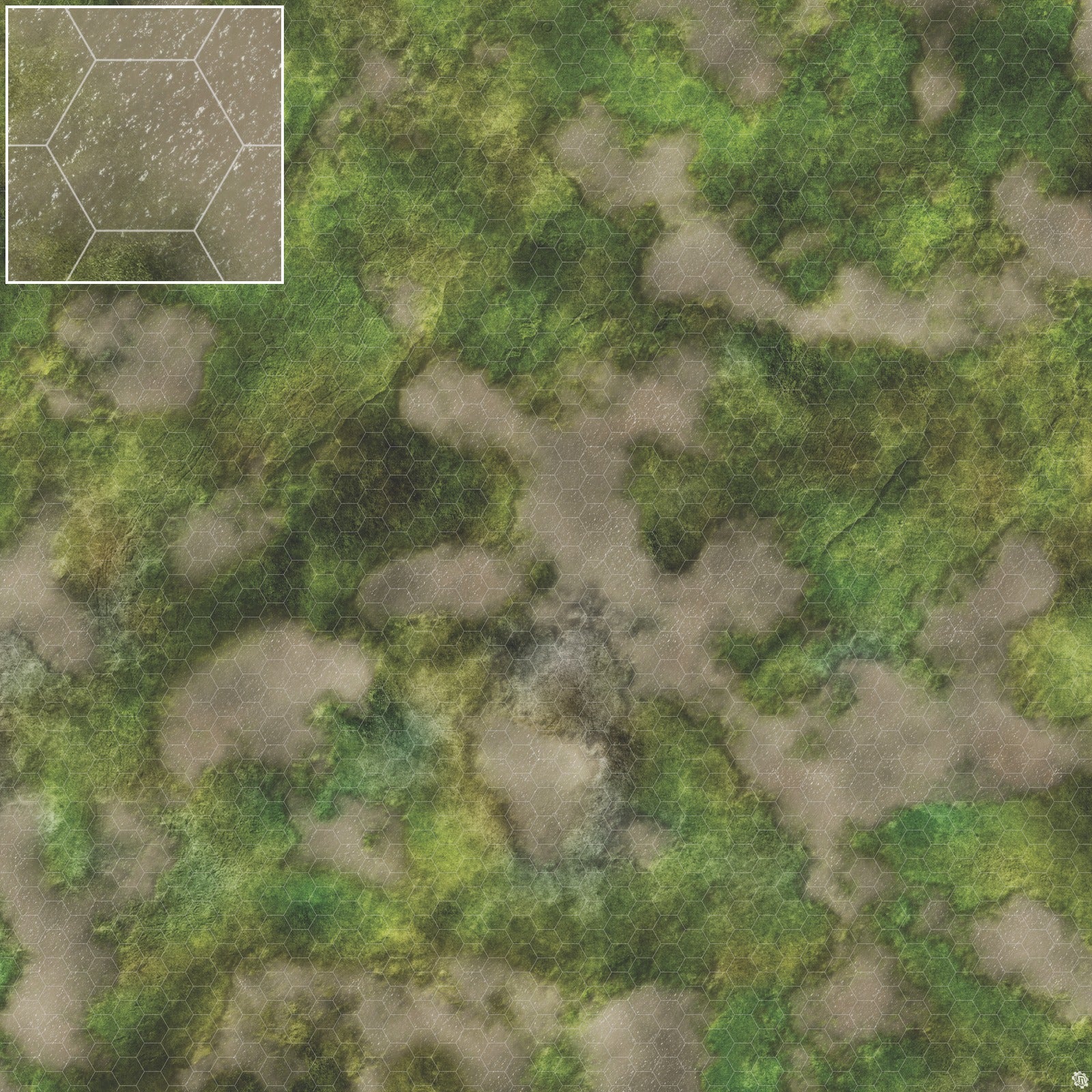 Mats by Mars: Bayou Country Tabletop Wargaming Play Mat