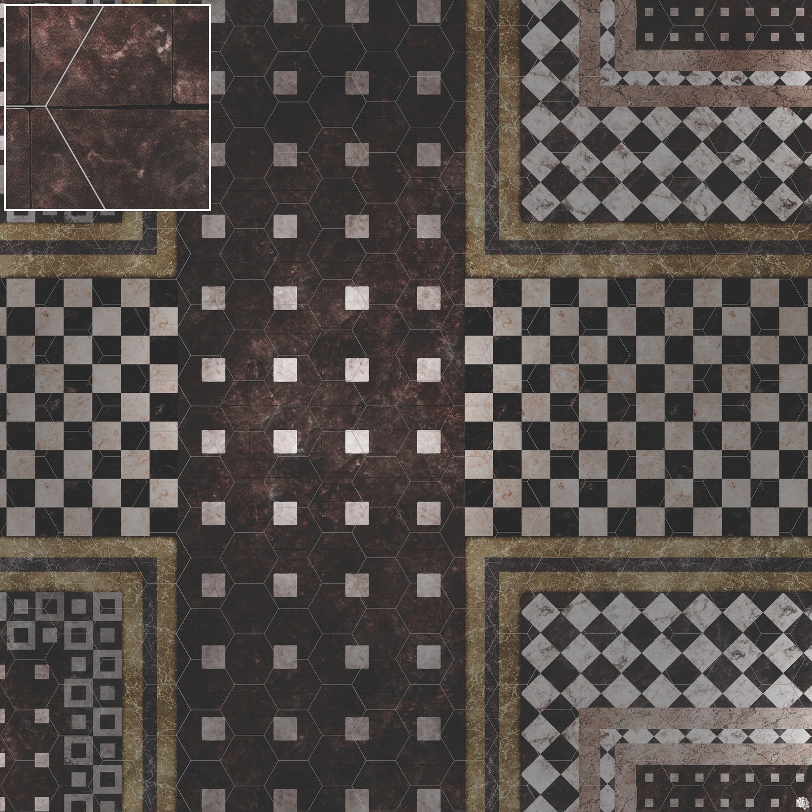 Mats by Mars: Manor Hall Tabletop Wargaming Play Mat