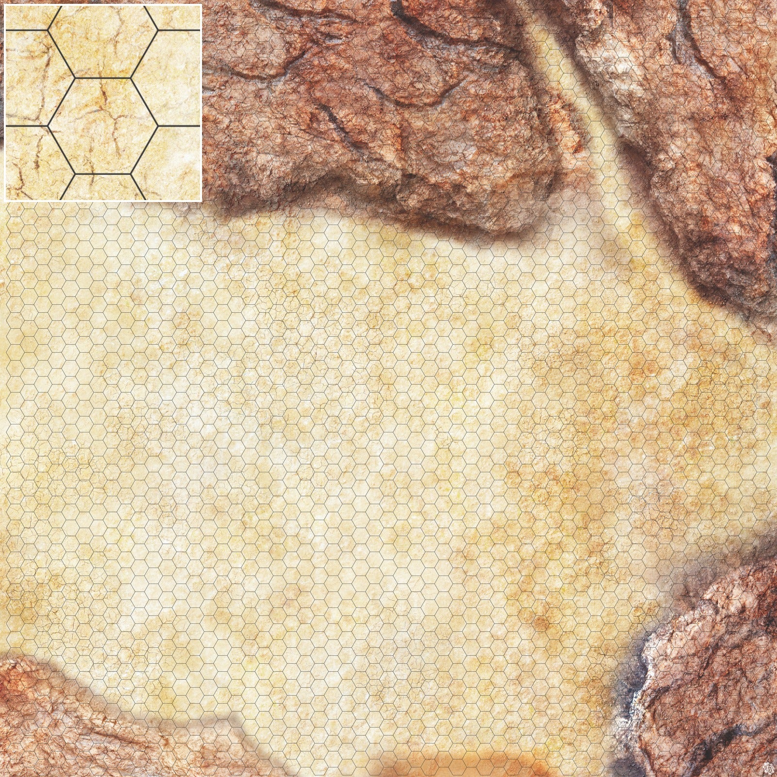 Mats by Mars: Desert Canyon Tabletop Wargaming Play Mat
