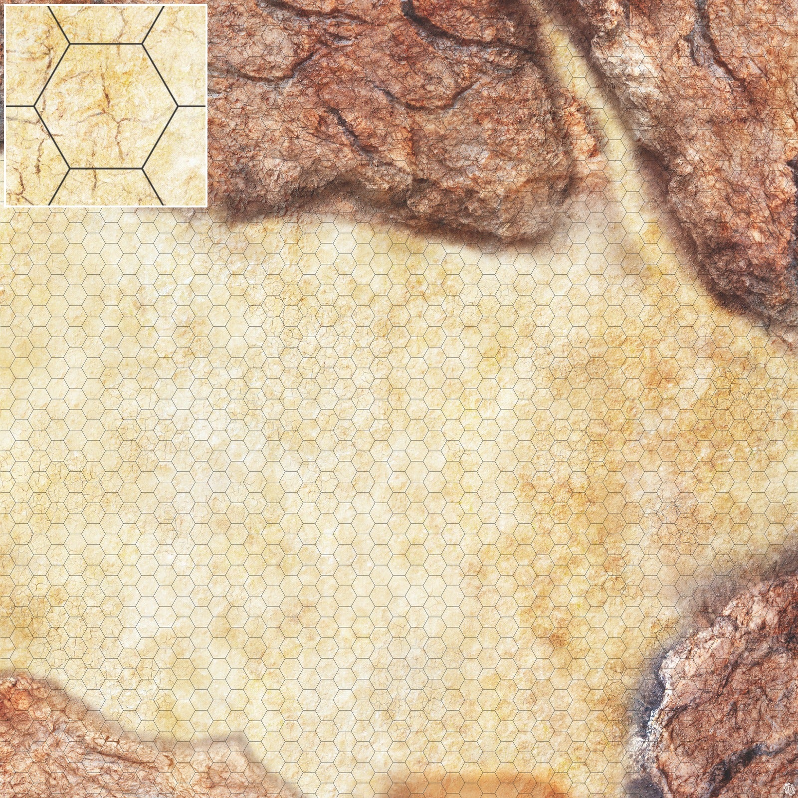 Mats by Mars: Desert Canyon Tabletop Wargaming Play Mat