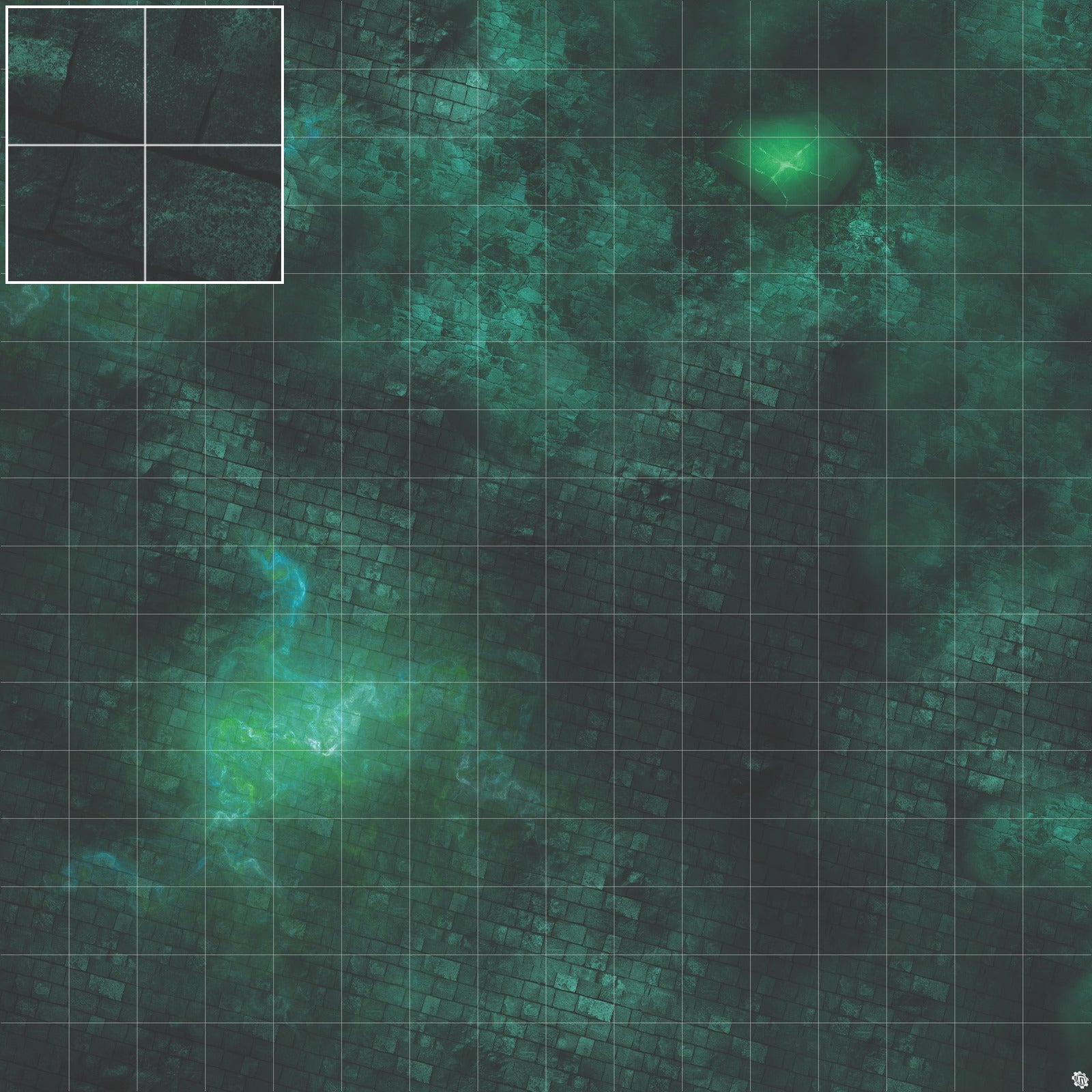 Mats by Mars: Noxious Sewer Tabletop Wargaming Play Mat