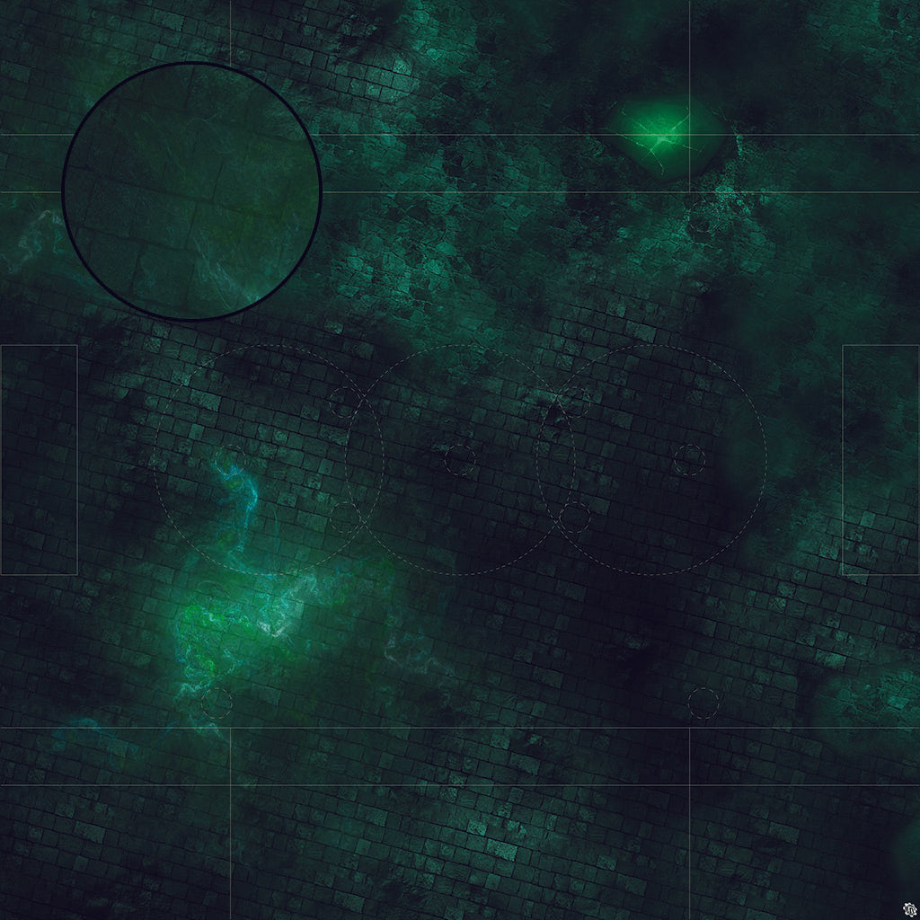 Mats by Mars: Noxious Sewer Tabletop Wargaming Play Mat