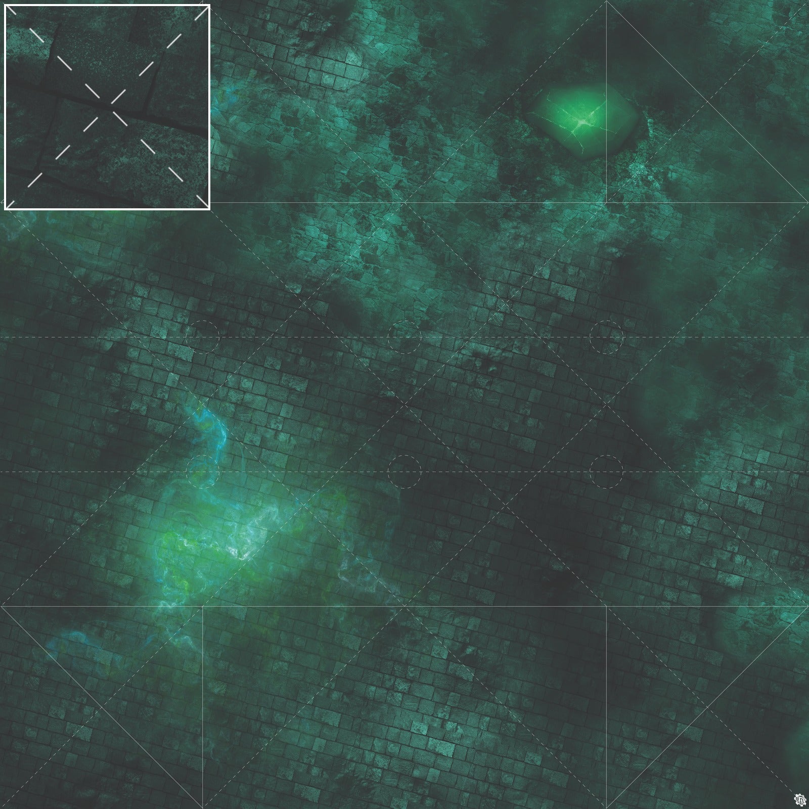 Mats by Mars: Noxious Sewer Tabletop Wargaming Play Mat