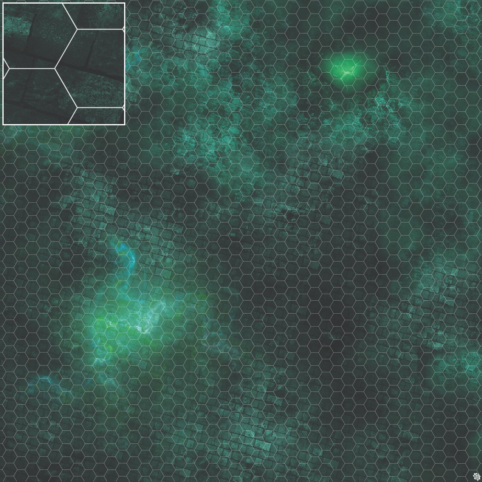 Mats by Mars: Noxious Sewer Tabletop Wargaming Play Mat