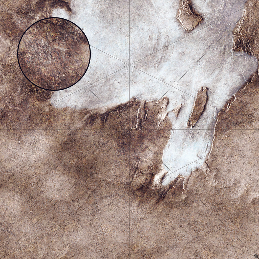 Mats by Mars: Bleached Bone Gulch Tabletop Wargaming Play Mat