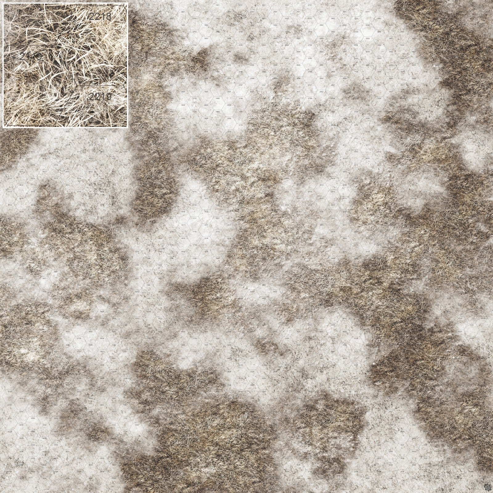 Mats by Mars: Sagebrush Steppes Tabletop Wargaming Play Mat