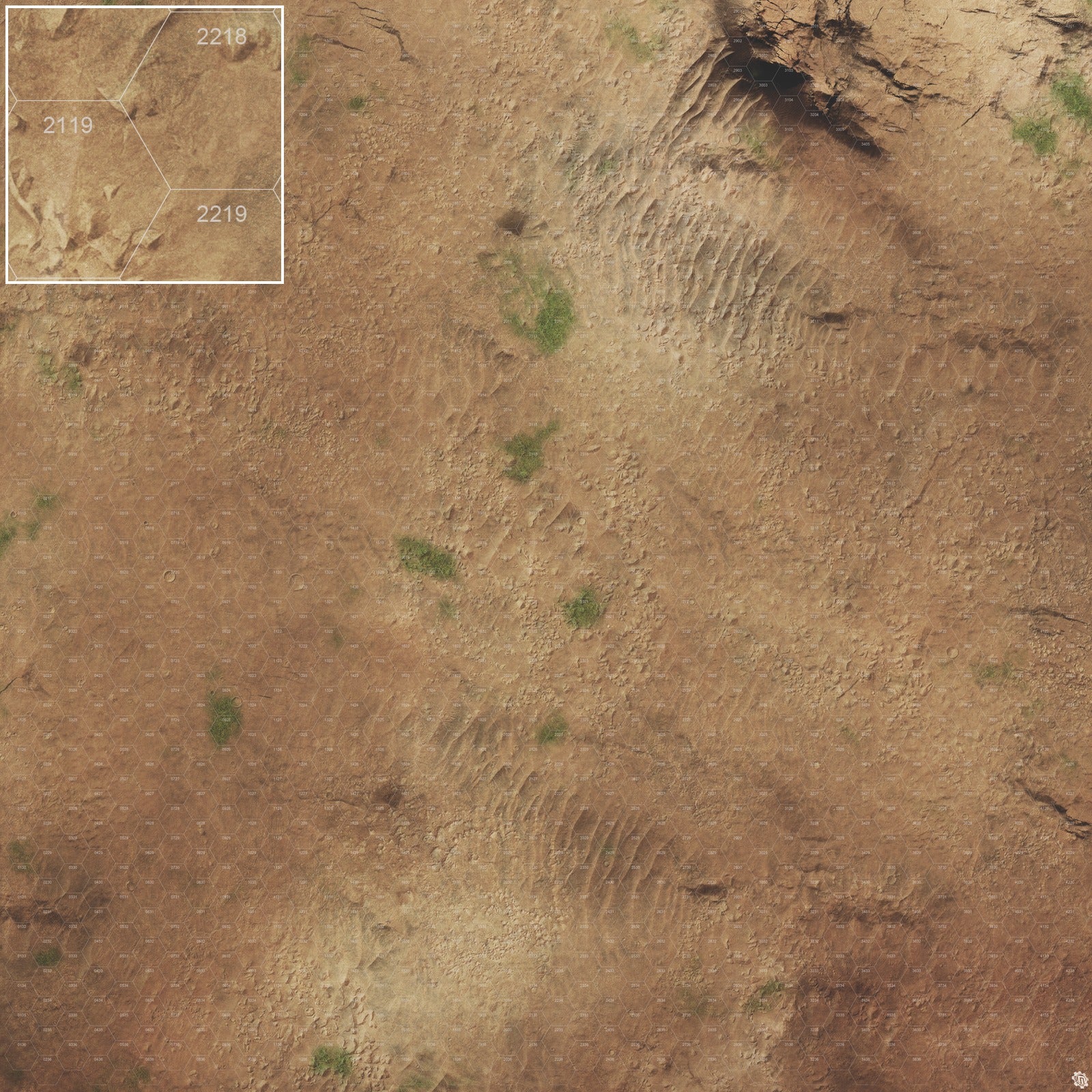 Mats by Mars: Blistering Expanse Wargaming Play Mat