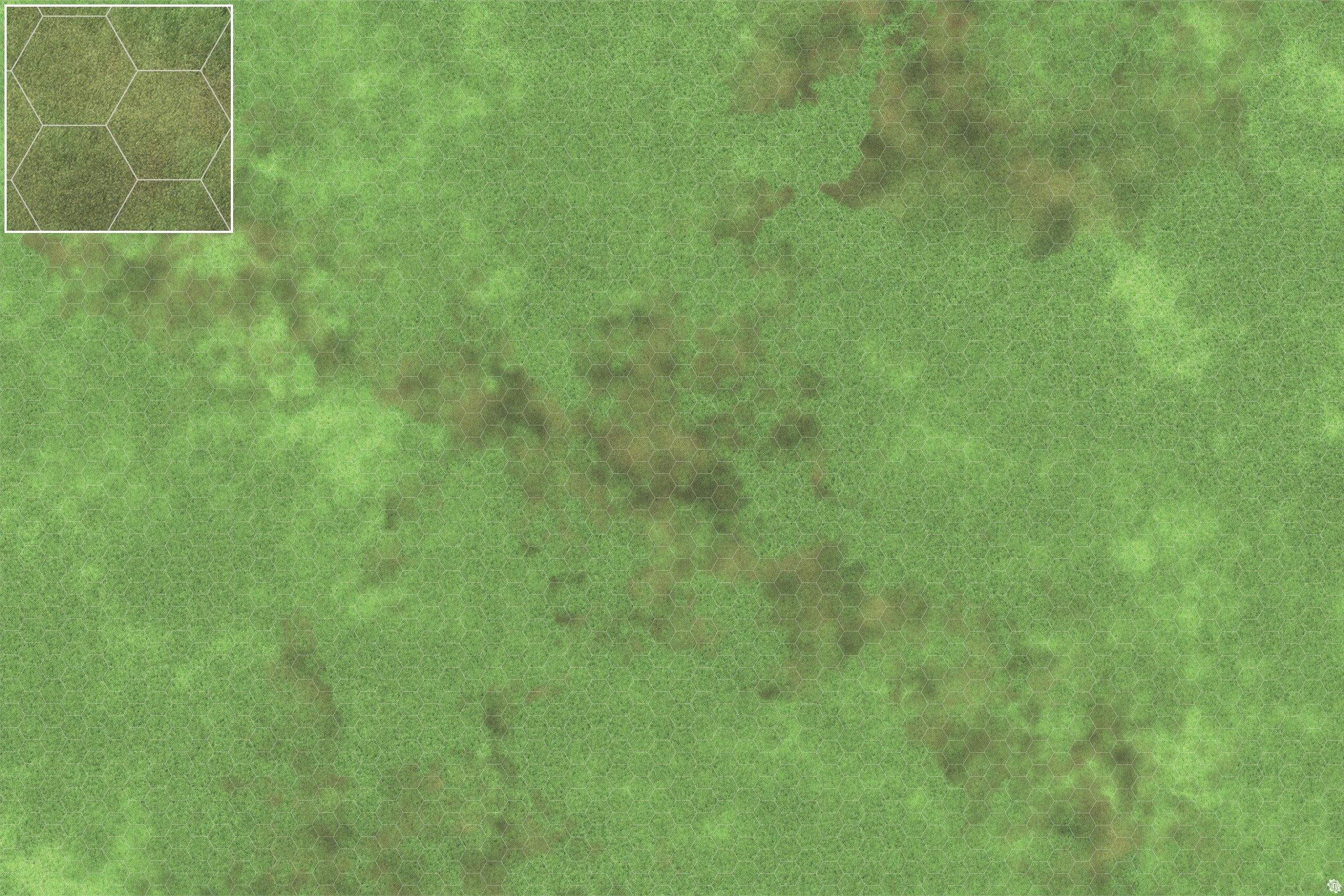 Mats by Mars: Verdant Fields Tabletop Wargaming Play Mat