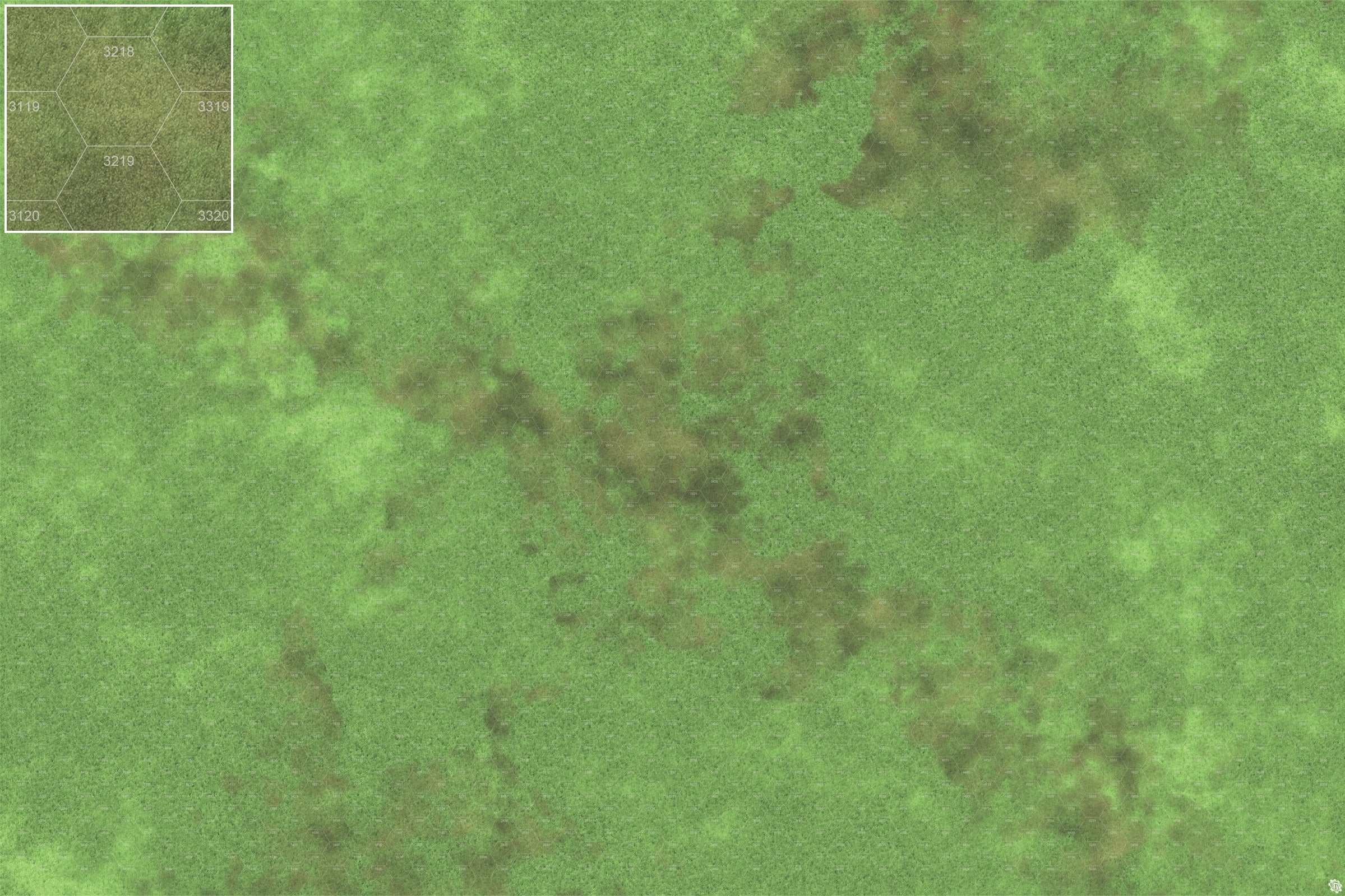 Mats by Mars: Verdant Fields Tabletop Wargaming Play Mat