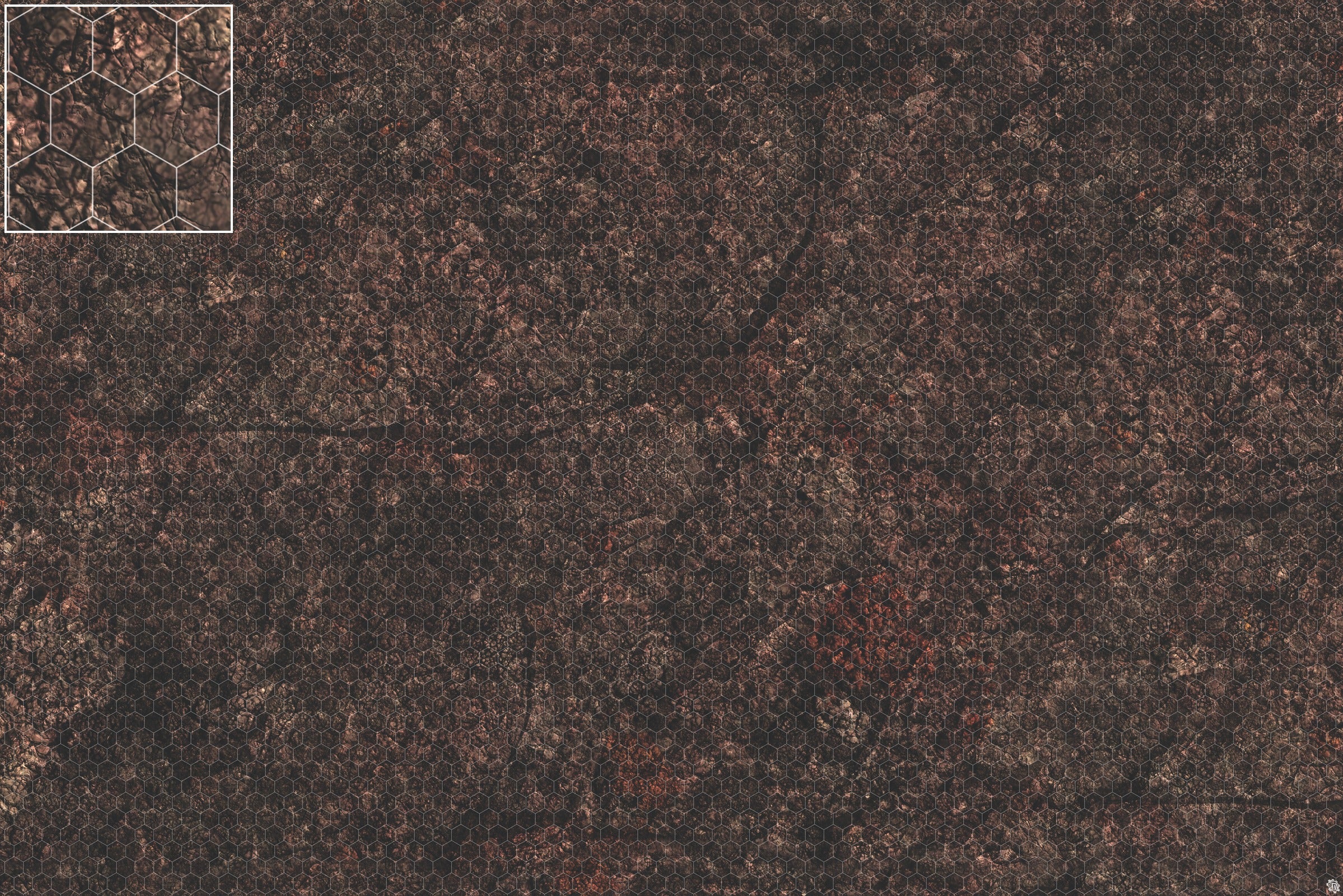 Mats by Mars: Shattered Soil Tabletop Wargaming Play Mat