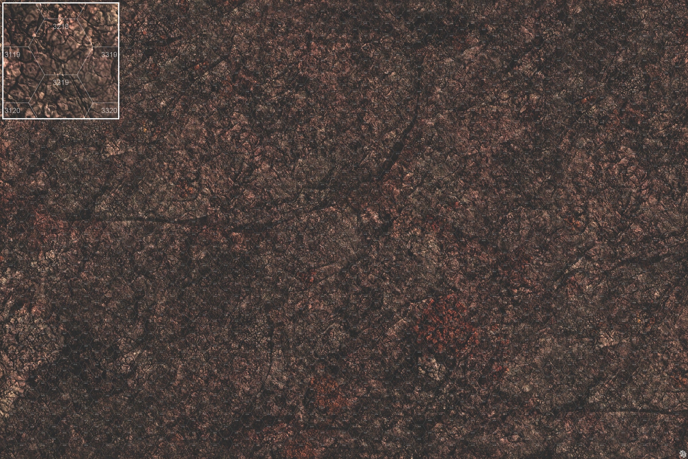 Mats by Mars: Shattered Soil Tabletop Wargaming Play Mat