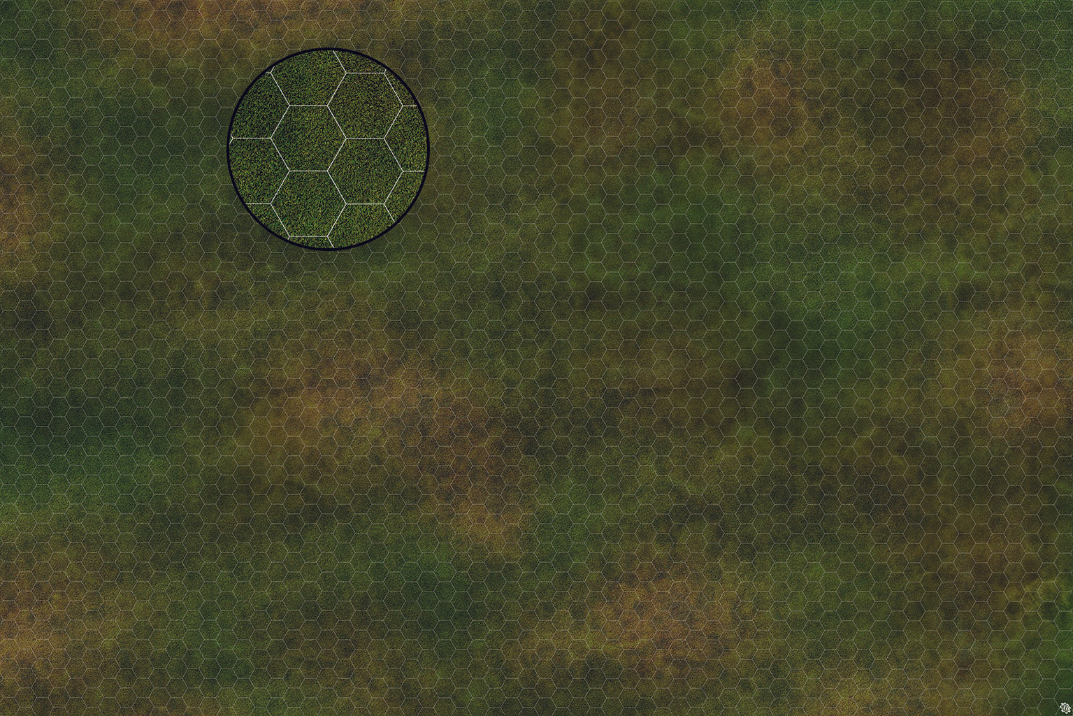 Mats by Mars: Green Meadow Tabletop Wargaming Play Mat