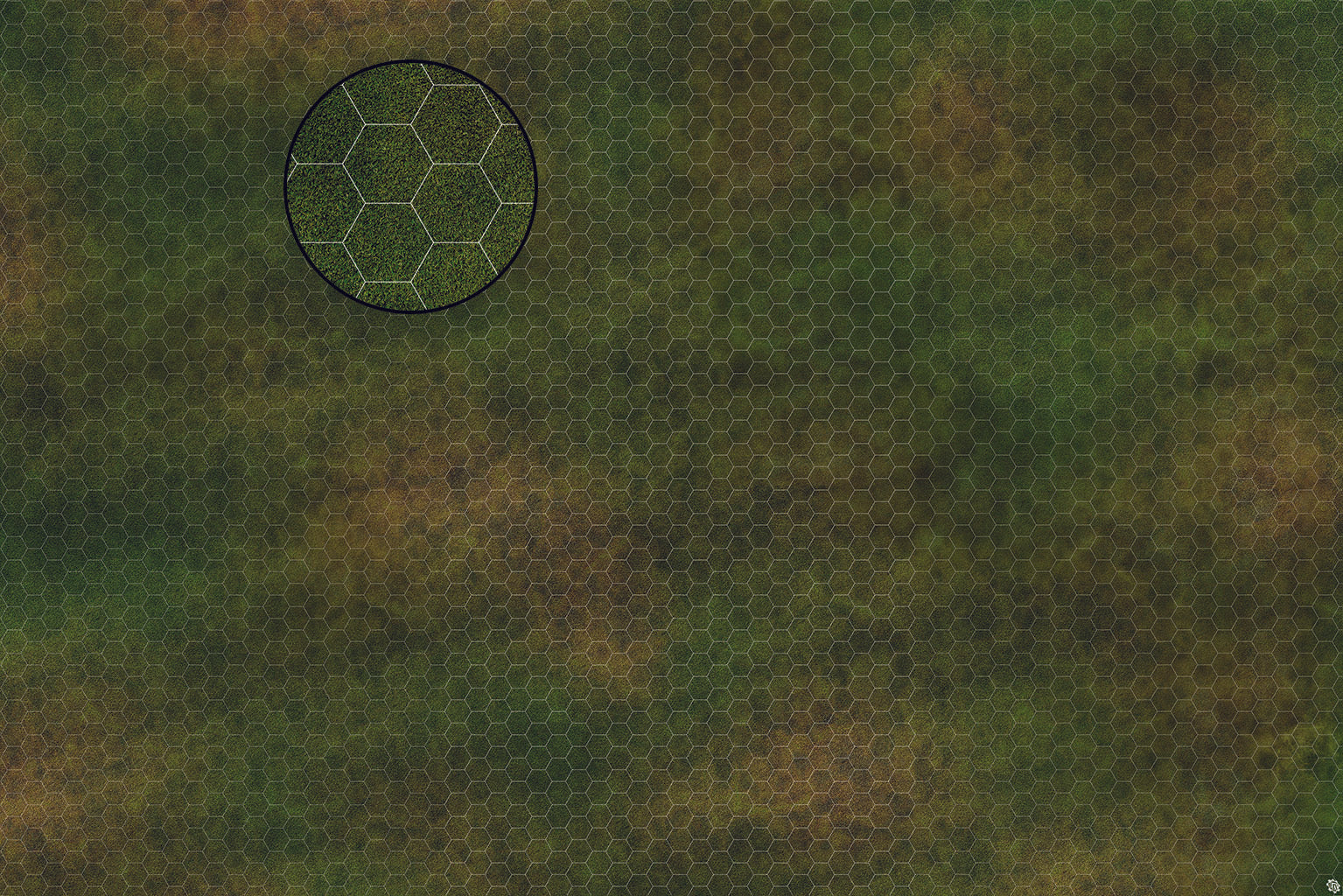 Mats by Mars: Green Meadow Tabletop Wargaming Play Mat