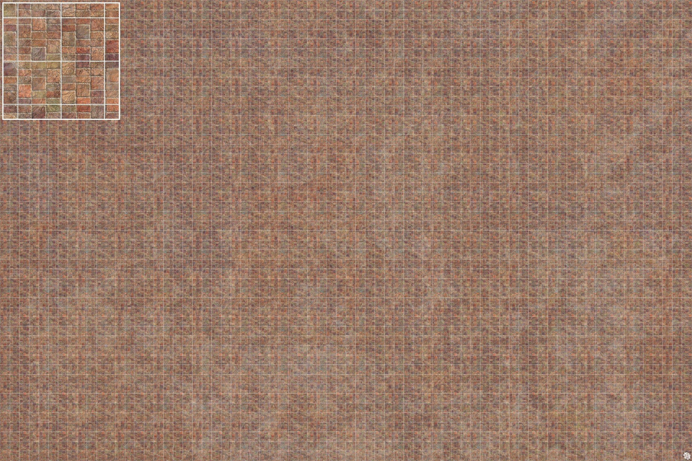 Mats by Mars: Sett in Stone (Red) Tabletop Wargaming Play Mat