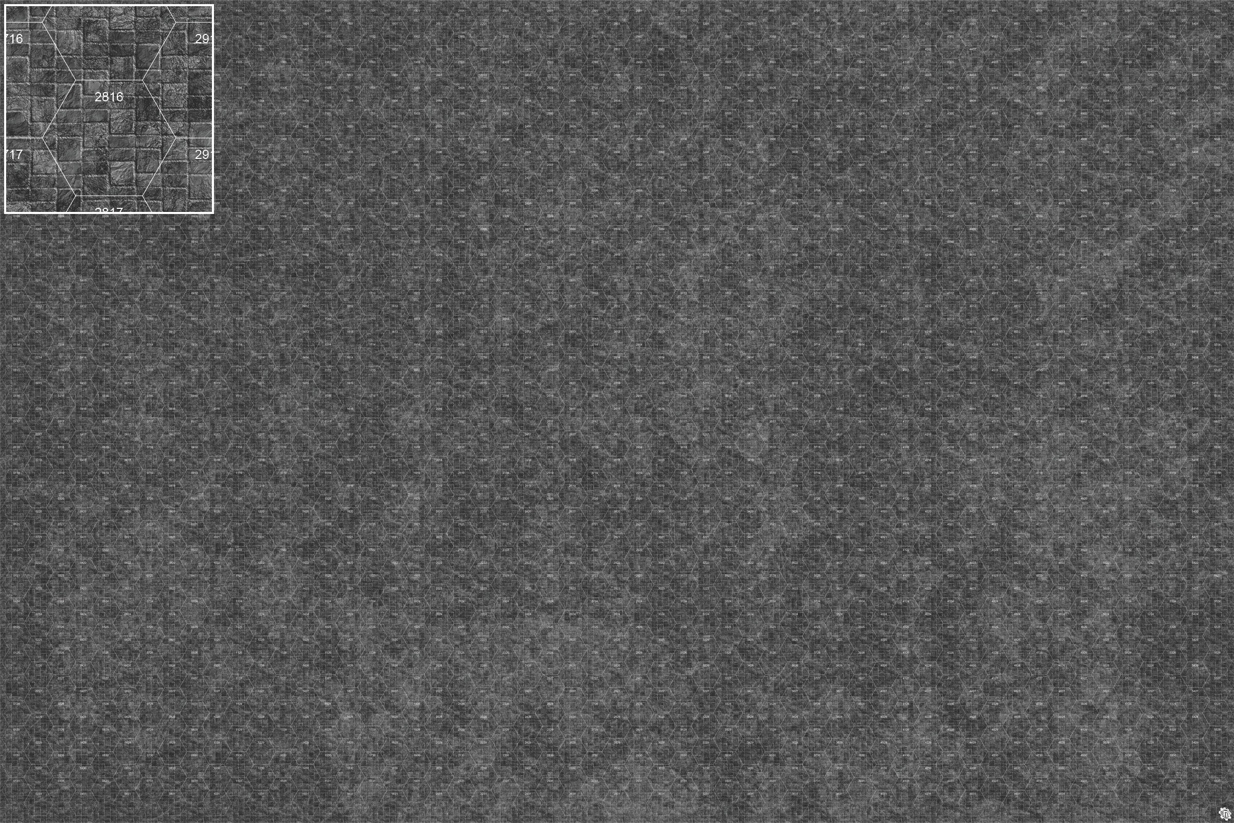 Mats by Mars: Sett in Stone (Grey) Tabletop Wargaming Play Mat