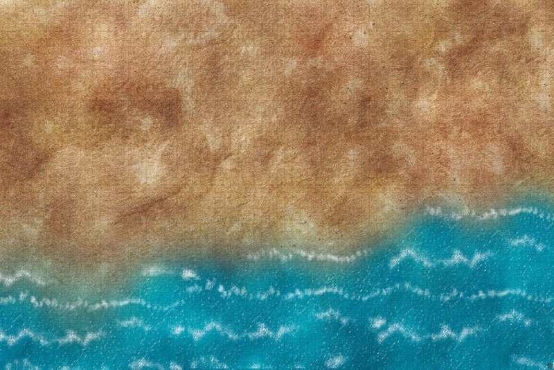 Mats by Mars: Treasure Beach Tabletop Wargaming Play Mat