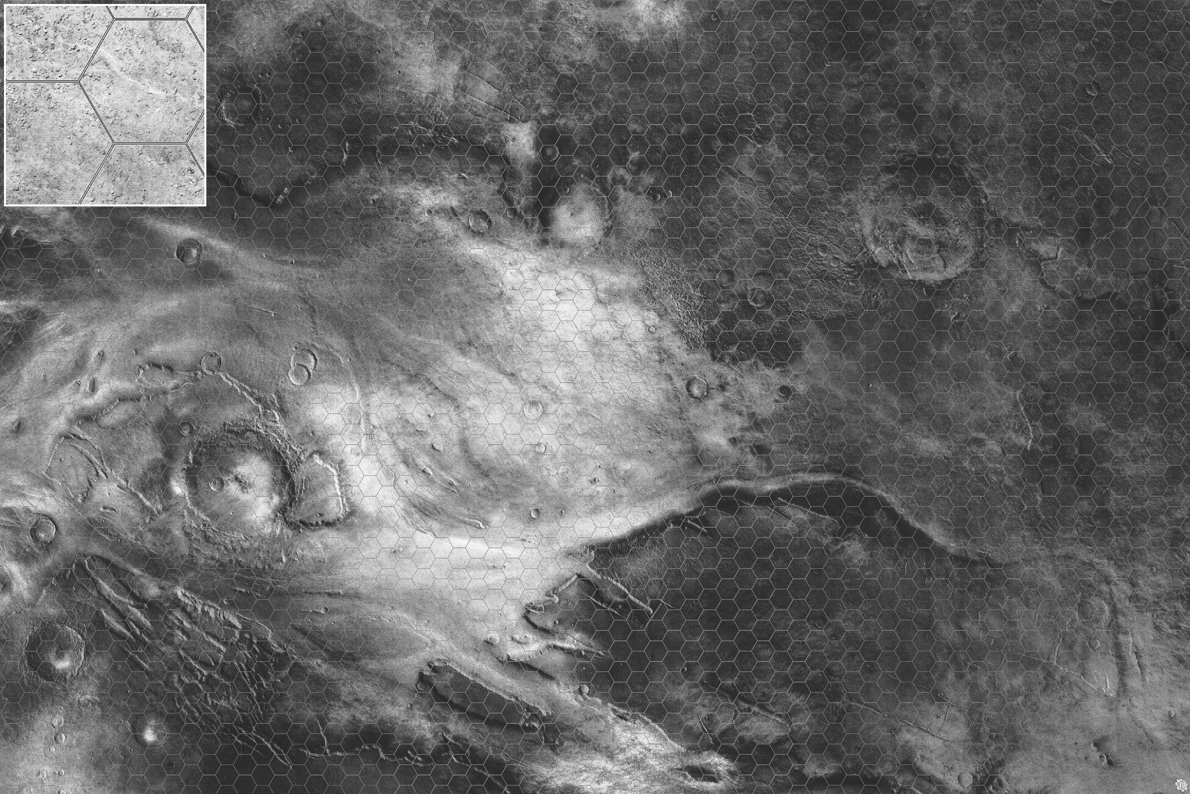 Mats by Mars: Moon Landing Tabletop Wargaming Play Mat