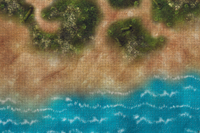 Mats by Mars: Jungle Treasure Tabletop Wargaming Play Mat