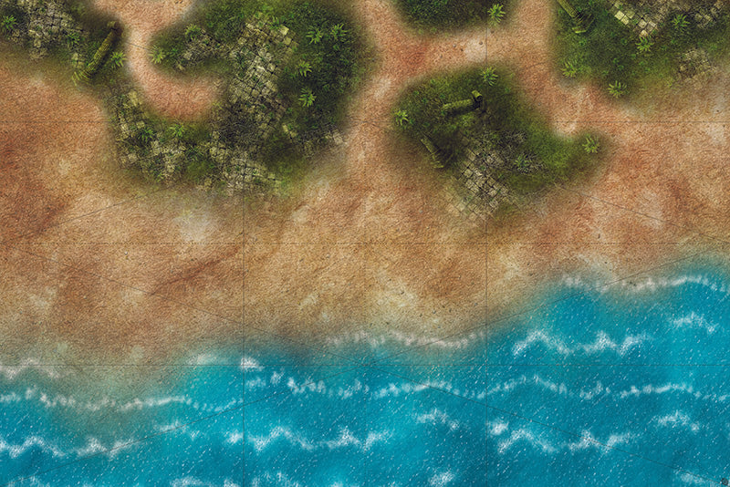 Mats by Mars: Jungle Treasure Tabletop Wargaming Play Mat