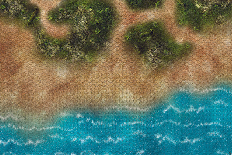 Mats by Mars: Jungle Treasure Tabletop Wargaming Play Mat