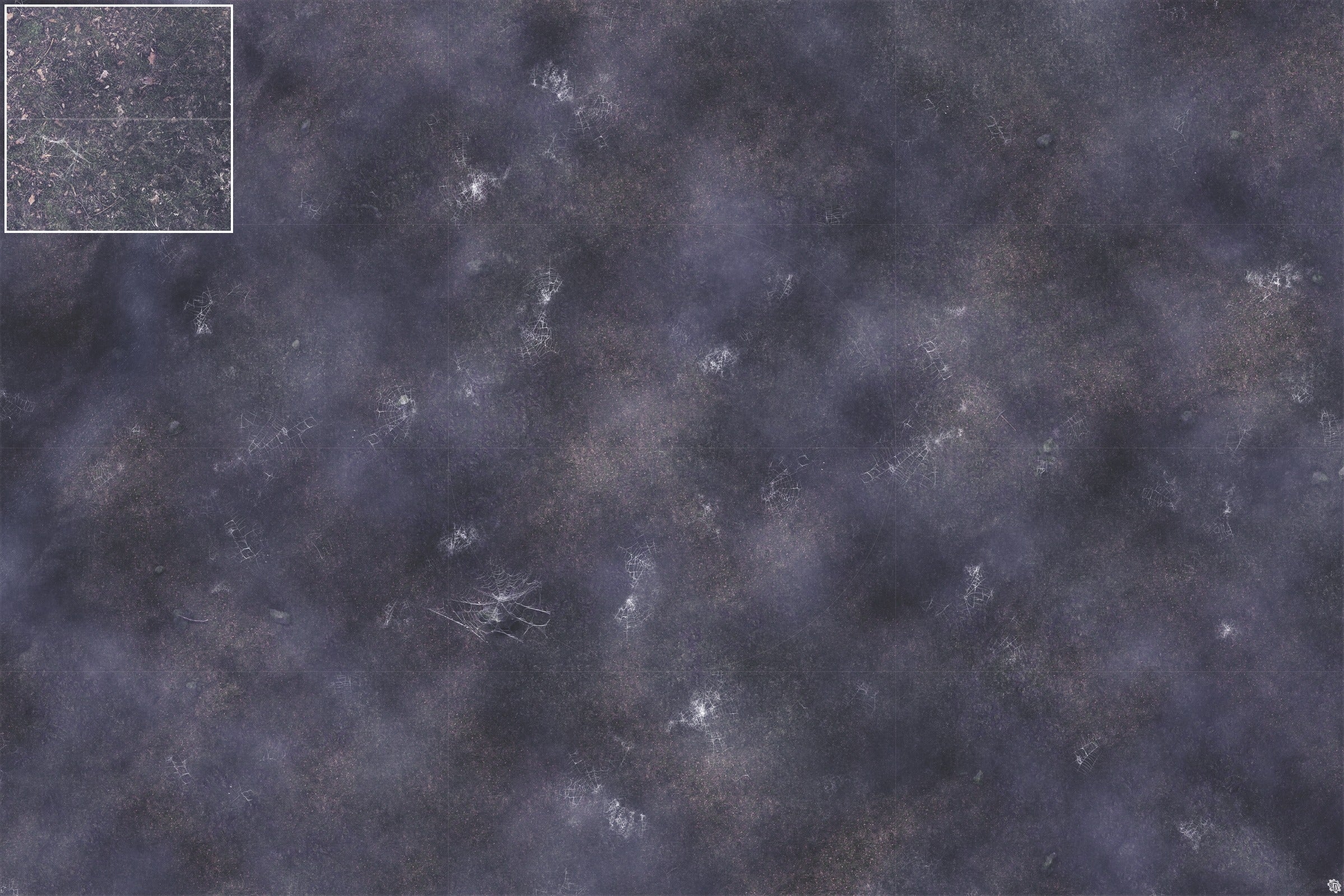 Mats by Mars: Moonlight Cobwebs Tabletop Wargaming Play Mat