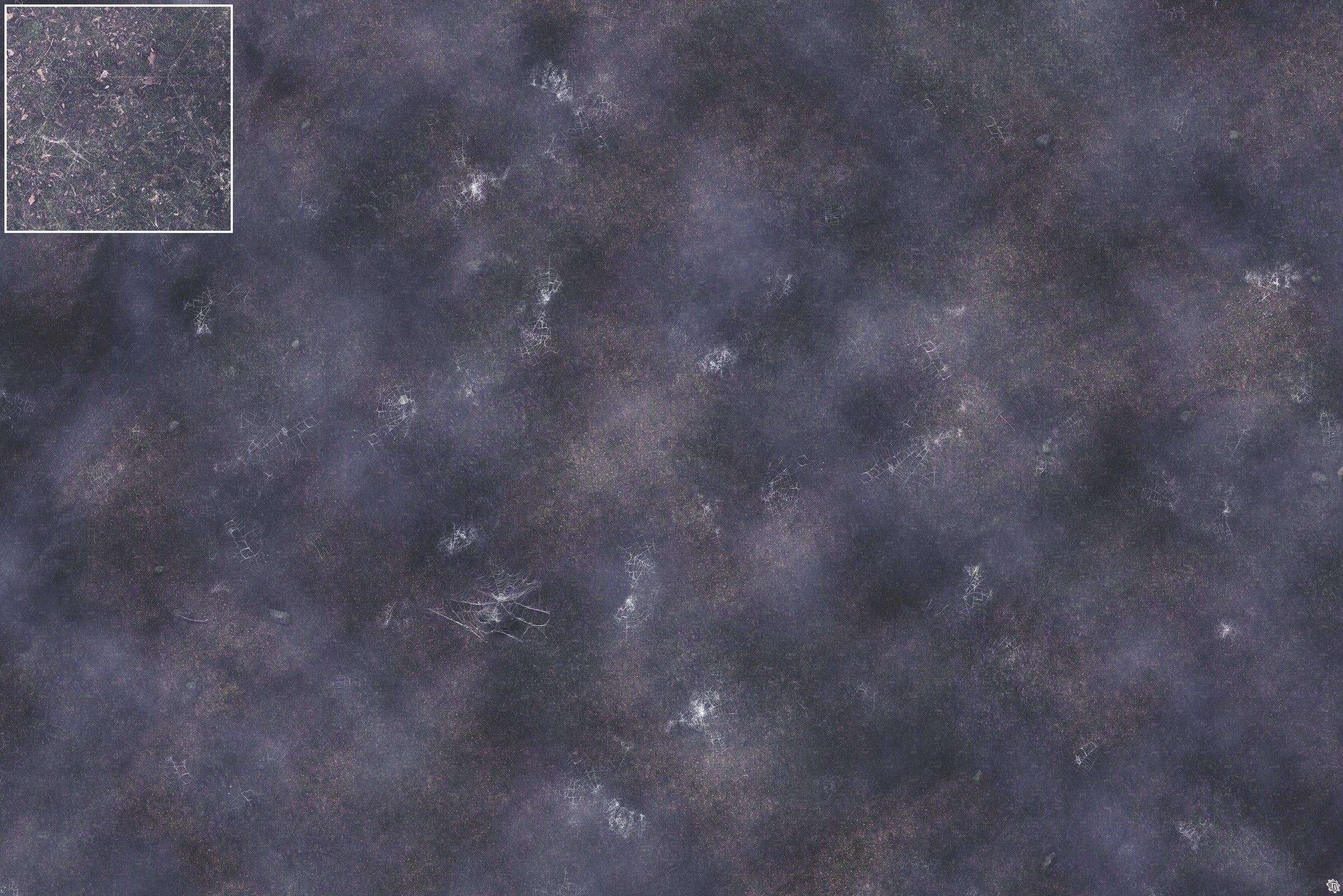 Mats by Mars: Moonlight Cobwebs Tabletop Wargaming Play Mat