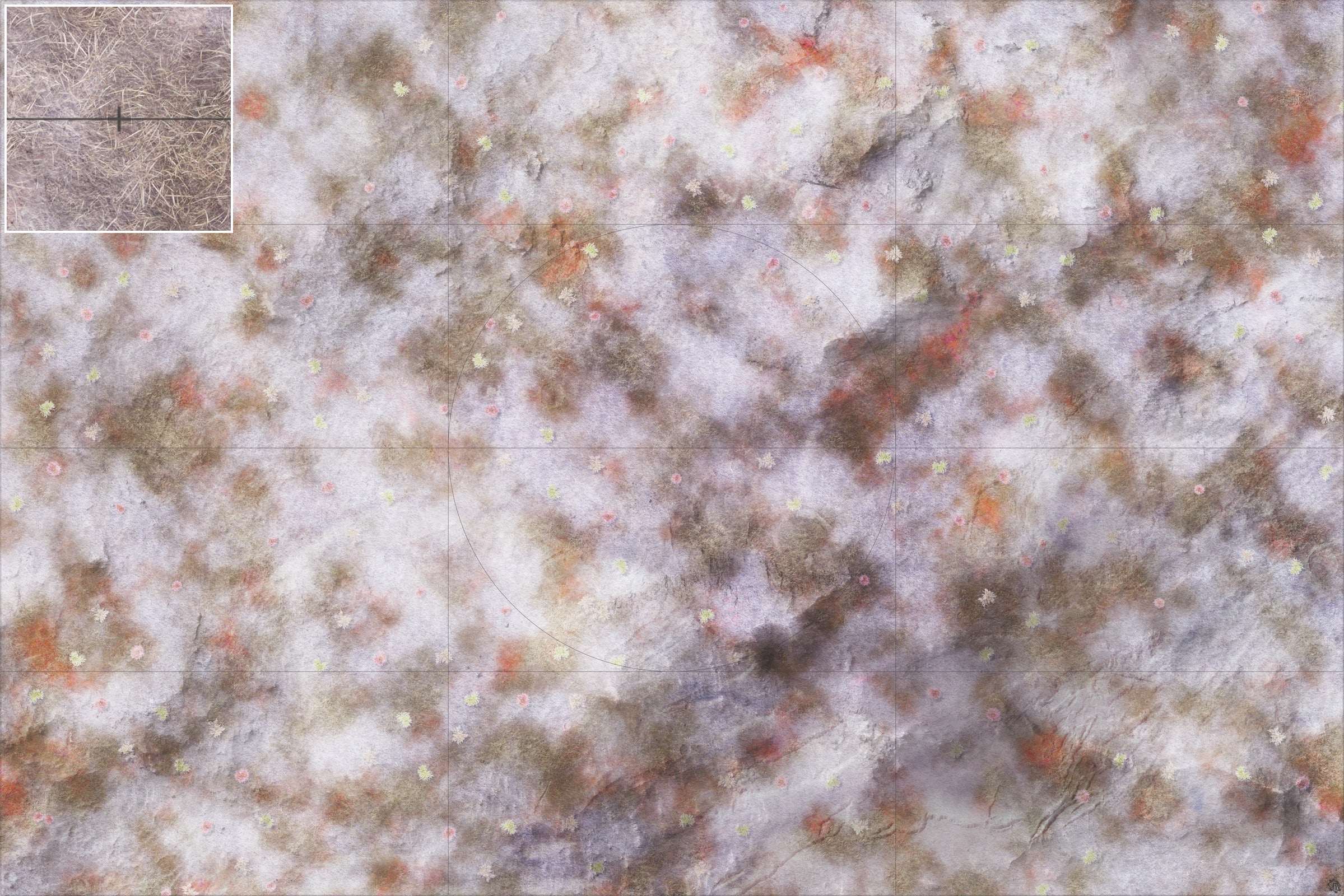 Mats by Mars: Hinterland Snow Tabletop Wargaming Play Mat