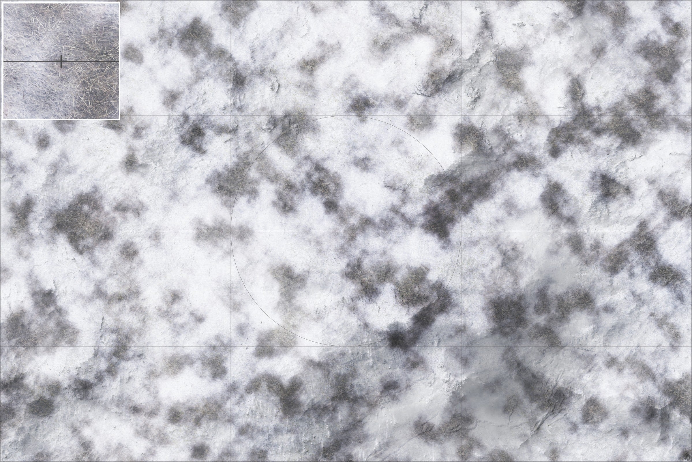 Mats by Mars: Frozen Wasteland Tabletop Wargaming Play Mat