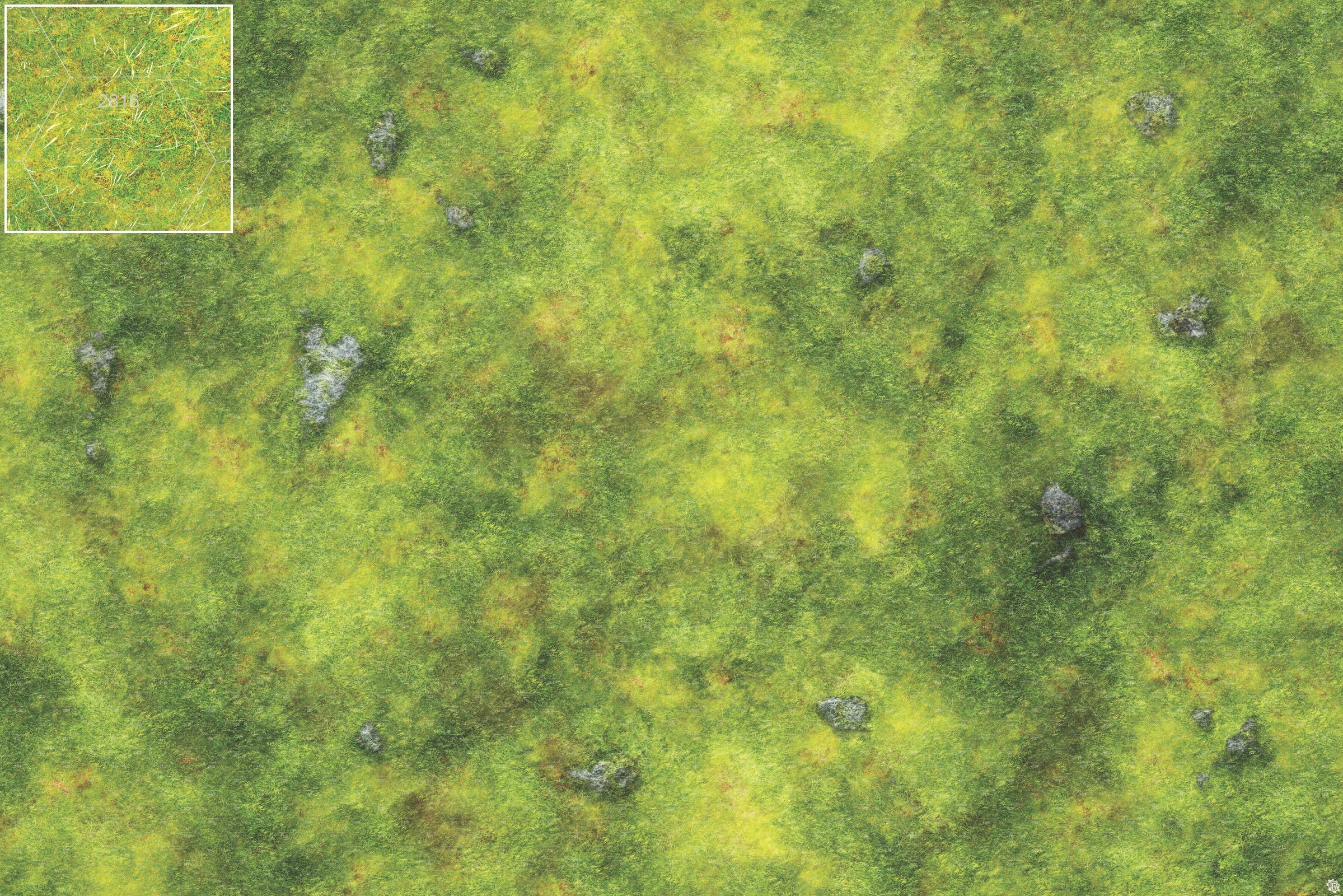 Mats by Mars: Stonehollow Hills Tabletop Wargaming Play Mat
