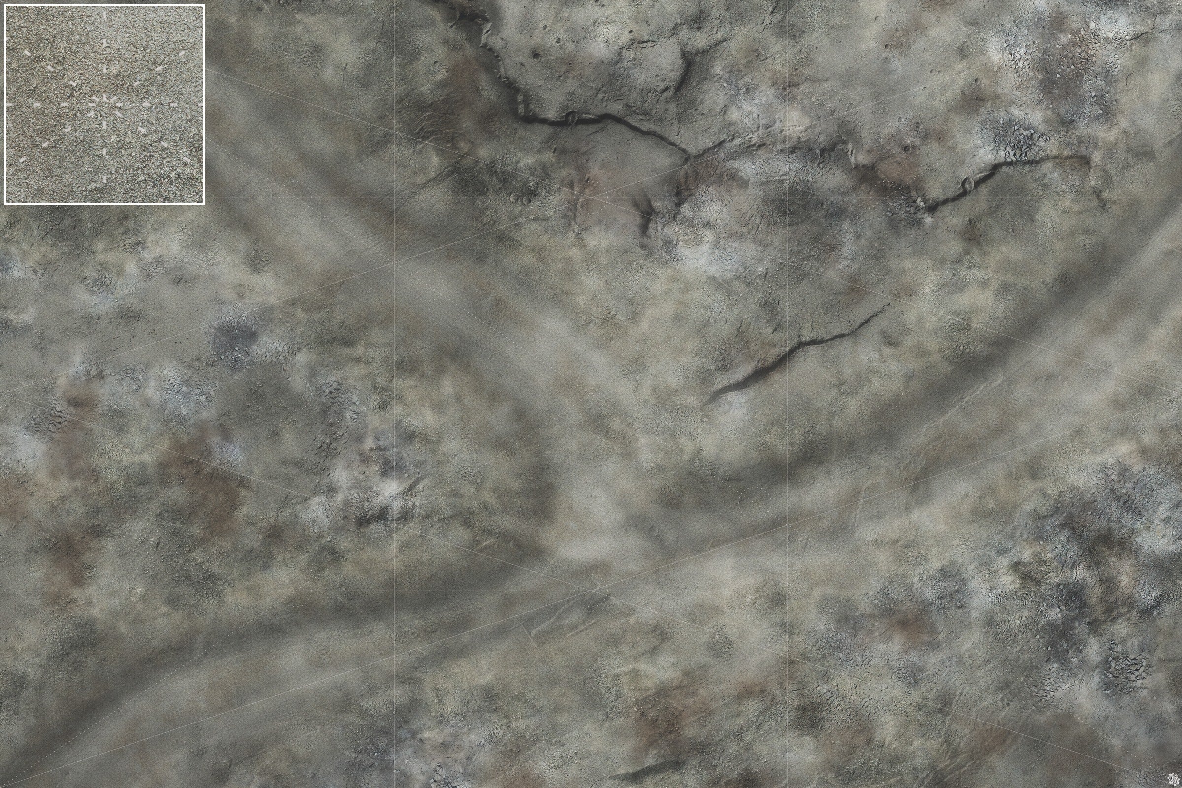Mats by Mars: Ashen Wastes Tabletop Wargaming Play Mat